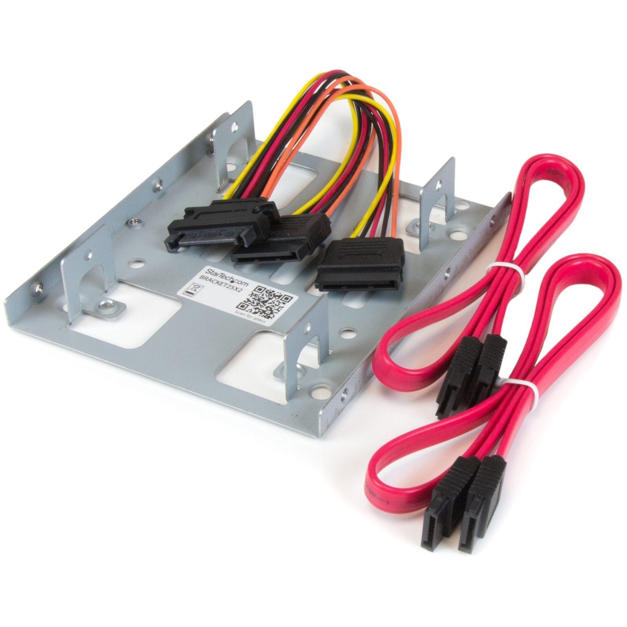 StarTech.com Dual 2.5' to 3.5' HDD Bracket for SATA Hard Drives - 2 Drive 2.5' to 3.5' Bracket for Mounting Bay - Soundz Store AUSTRALIA