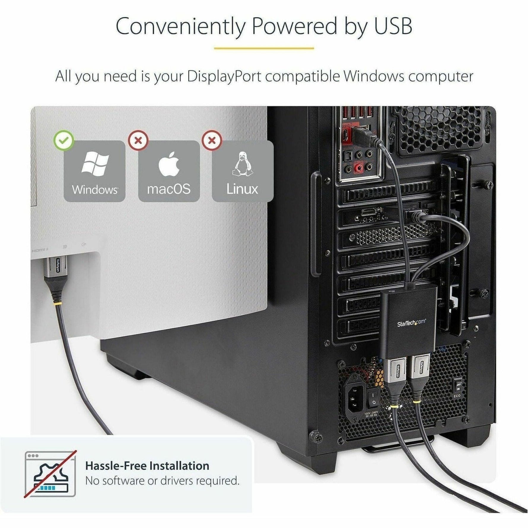 StarTech.com Dual-Monitor DisplayPort 1.2 Splitter, DisplayPort to 2x DP Multi-Monitor Adapter, Dual 4K 30Hz Computer MST Hub, Windows~2-Port Multi Monitor Adapter, DisplayPort 1.2 MST Hub, Dual 4K 30Hz, Video Splitter for Extended Desktop Mode, Windows O - Soundz Store AUSTRALIA