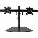 StarTech.com Dual Monitor Stand, Horizontal, For up to 24' (17.6lb/8kg) VESA Monitors, Black, Adjustable Monitor Stand, Steel & Aluminum - Soundz Store AUSTRALIA