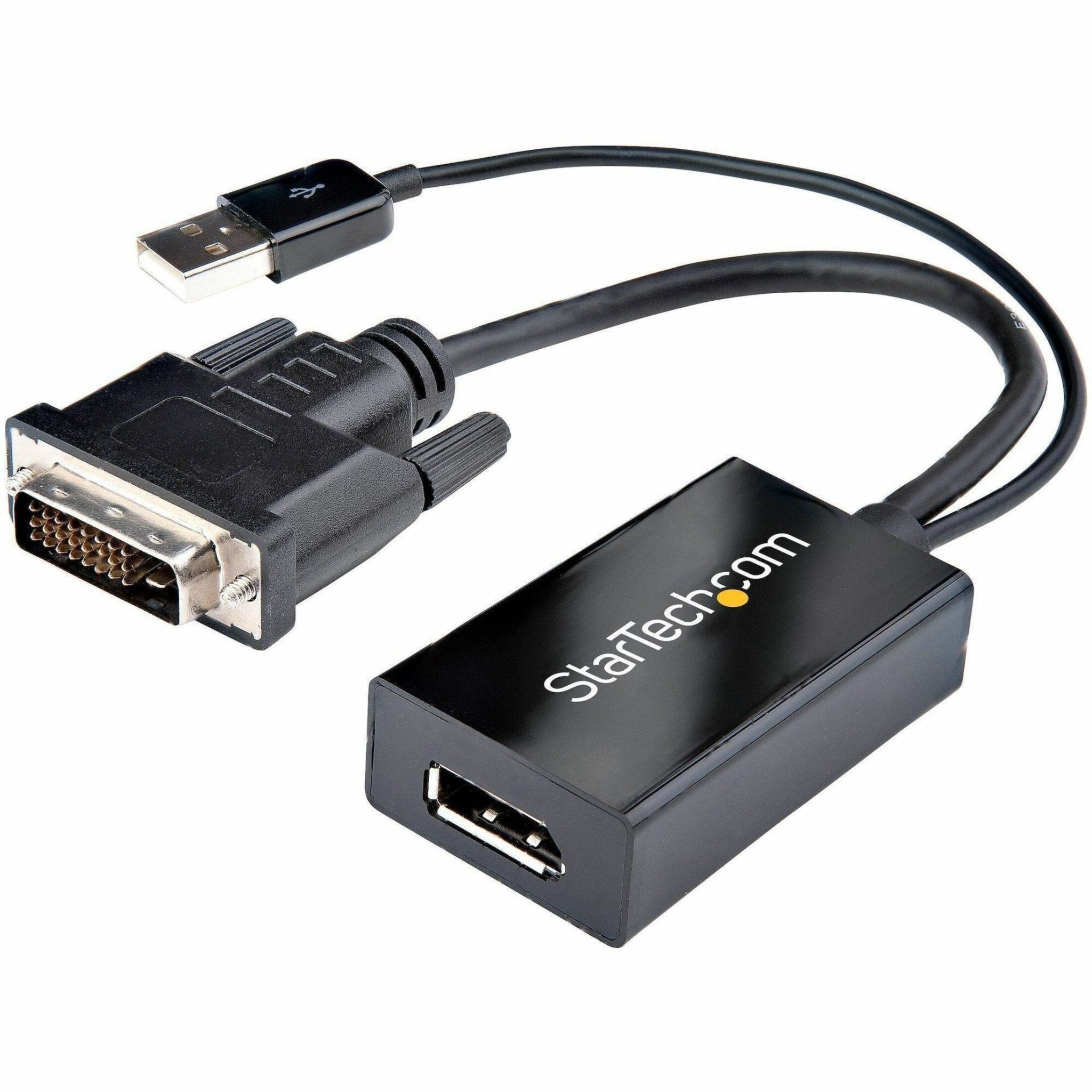 StarTech.com DVI to DisplayPort Adapter with USB Power - DVI-D to DP Video Adapter - DVI to DisplayPort Converter - 1920 x 1200 - Soundz Store AUSTRALIA
