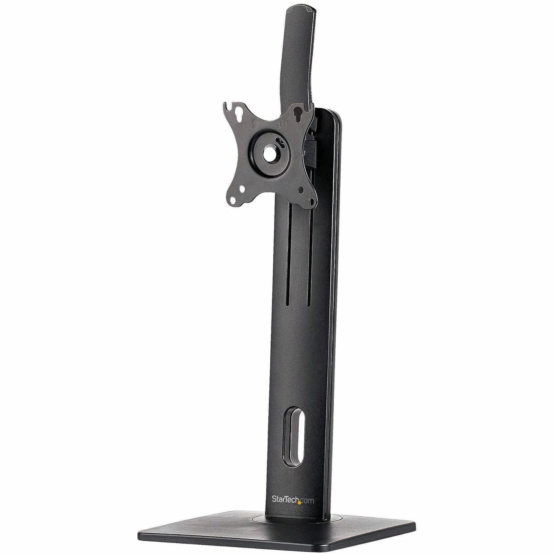 StarTech.com Free Standing Single Monitor Mount, Height Adjustable Ergonomic Monitor Desk Stand, For VESA Mount Displays up to 32' (15lb) - Soundz Store AUSTRALIA