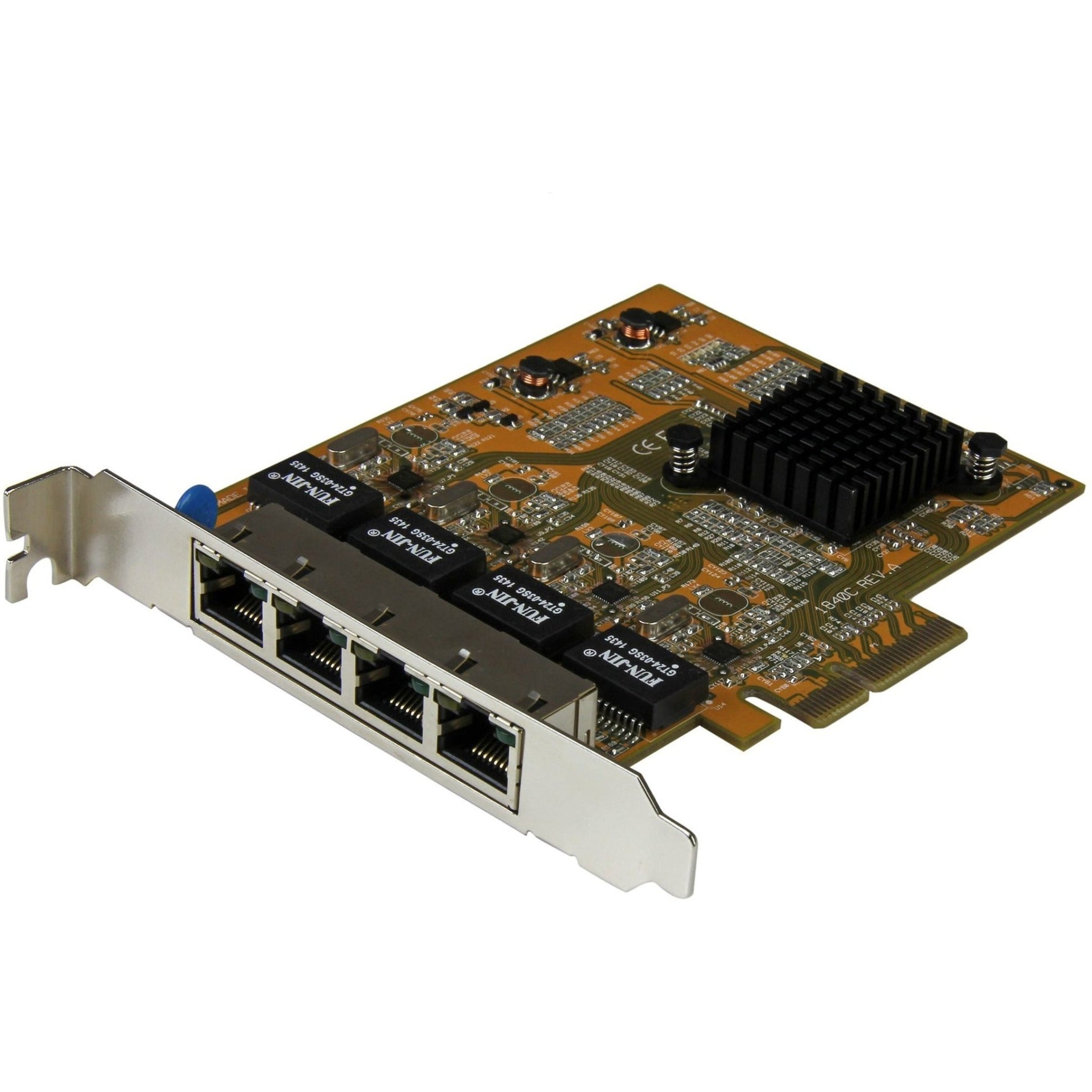 StarTech.com Gigabit Ethernet Card for Computer, Server, Workstation - 10/100/1000Base-T - Plug-in Card - Yellow - TAA Compliant - Soundz Store AUSTRALIA