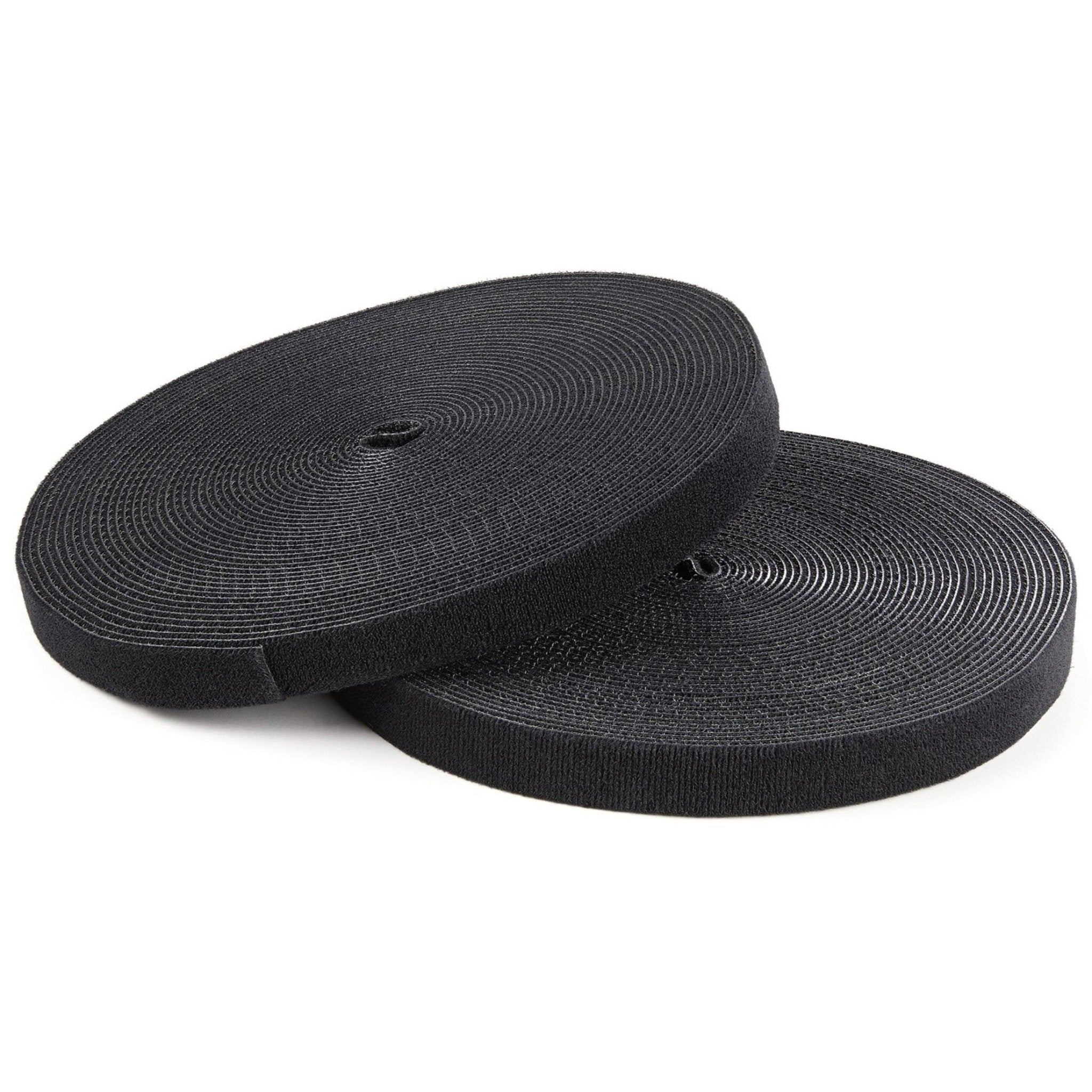 StarTech.com Hook-and-Loop Cable Management Tie - 25 ft. Roll - Black - Cut-to-Size Cable Wrap / Straps - Soundz Store AUSTRALIA