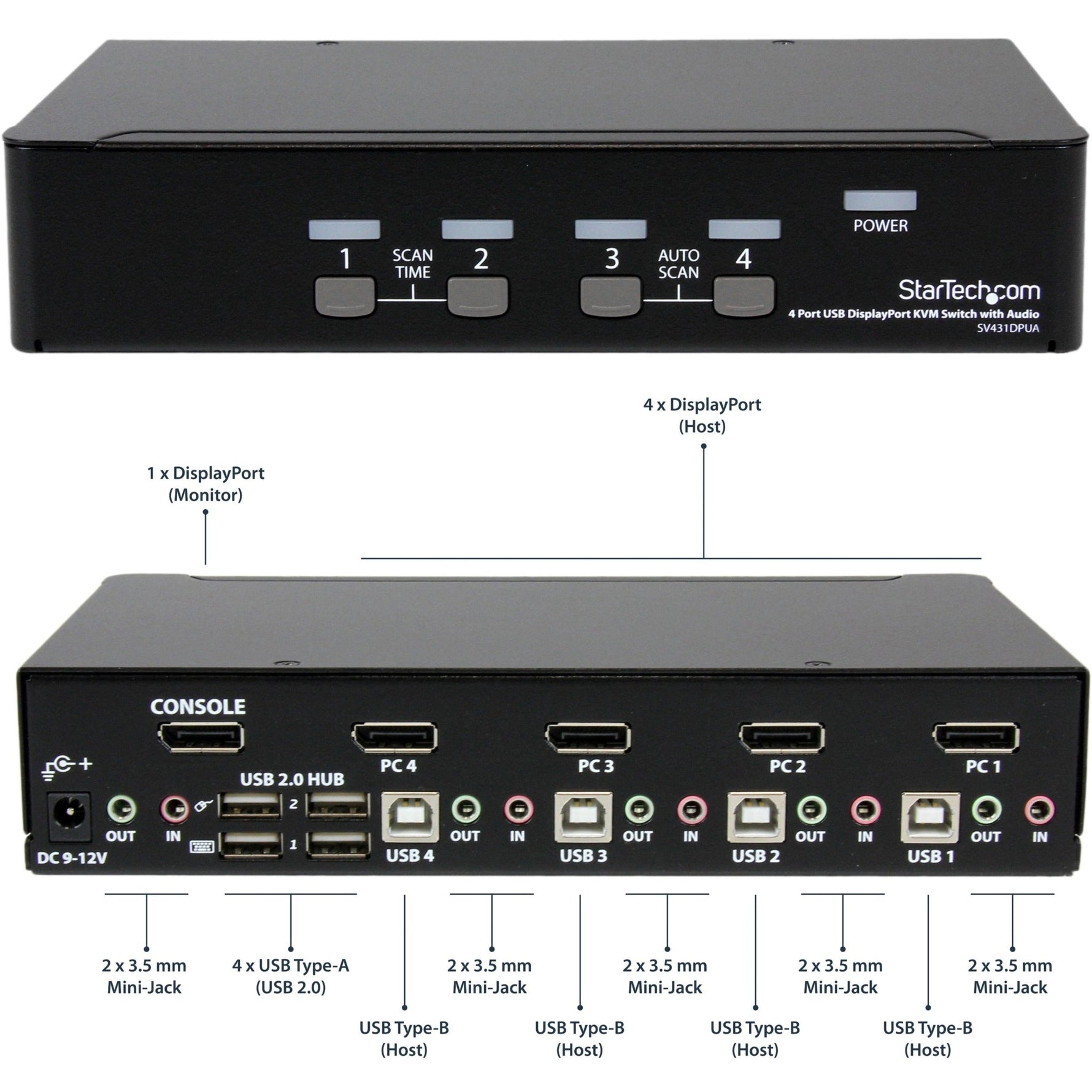 StarTech.com KVM Switchbox - TAA Compliant - Soundz Store AUSTRALIA
