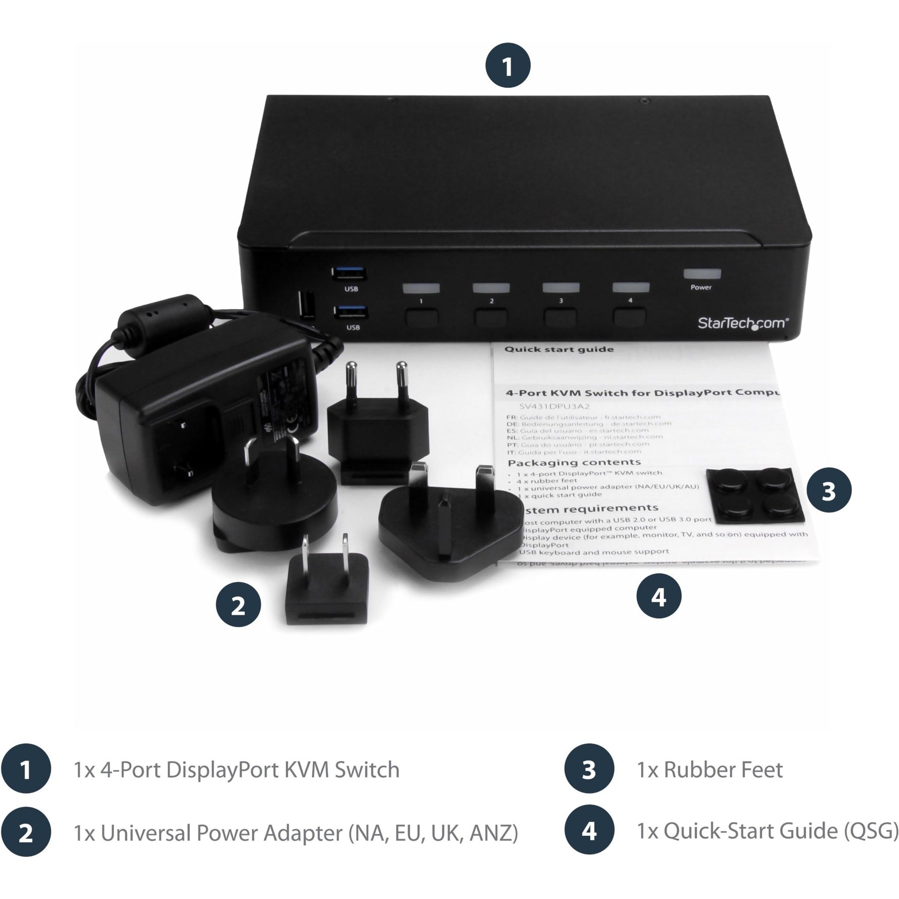 StarTech.com KVM Switchbox - TAA Compliant - Soundz Store AUSTRALIA