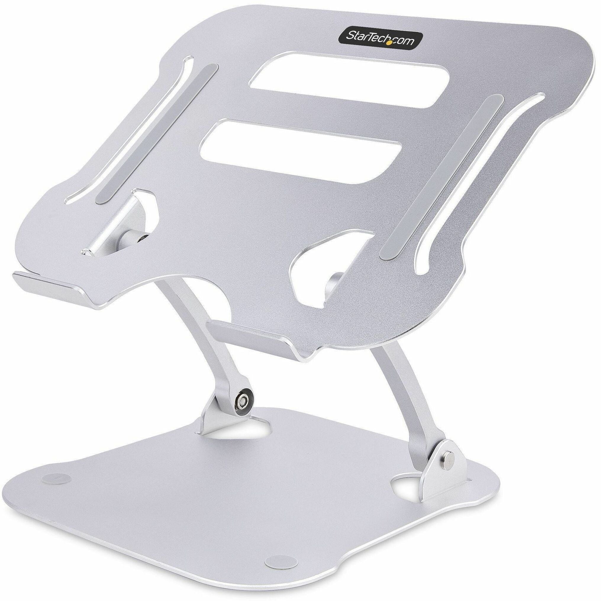StarTech.com Laptop Stand for Desk, Ergonomic Laptop Stand Adjustable Height, Aluminum, Up to 22lb/10kg, Foldable Notebook Riser/Lift - Soundz Store AUSTRALIA