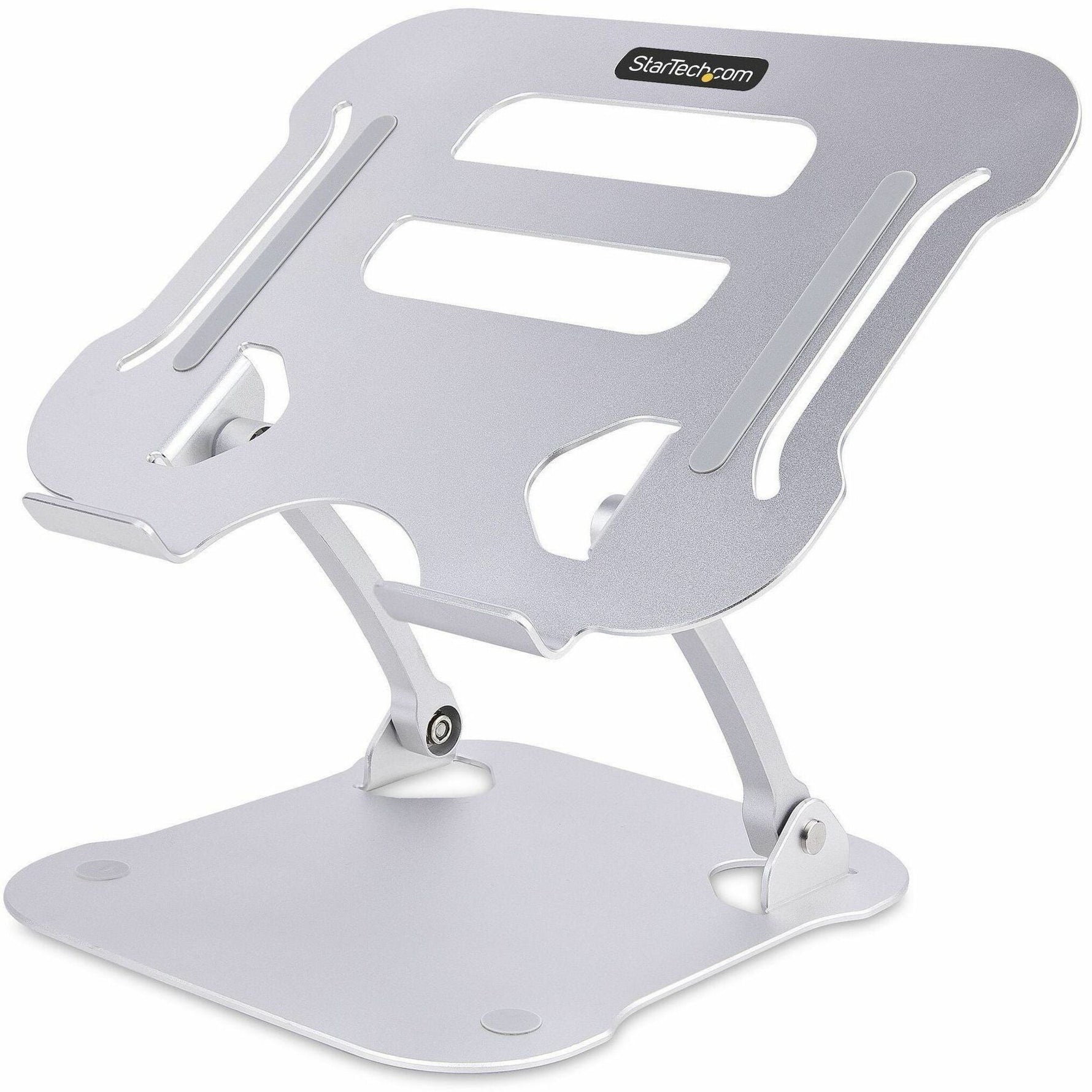 StarTech.com Laptop Stand for Desk, Ergonomic Laptop Stand Adjustable Height, Aluminum, Up to 22lb/10kg, Foldable Notebook Riser/Lift - Soundz Store AUSTRALIA