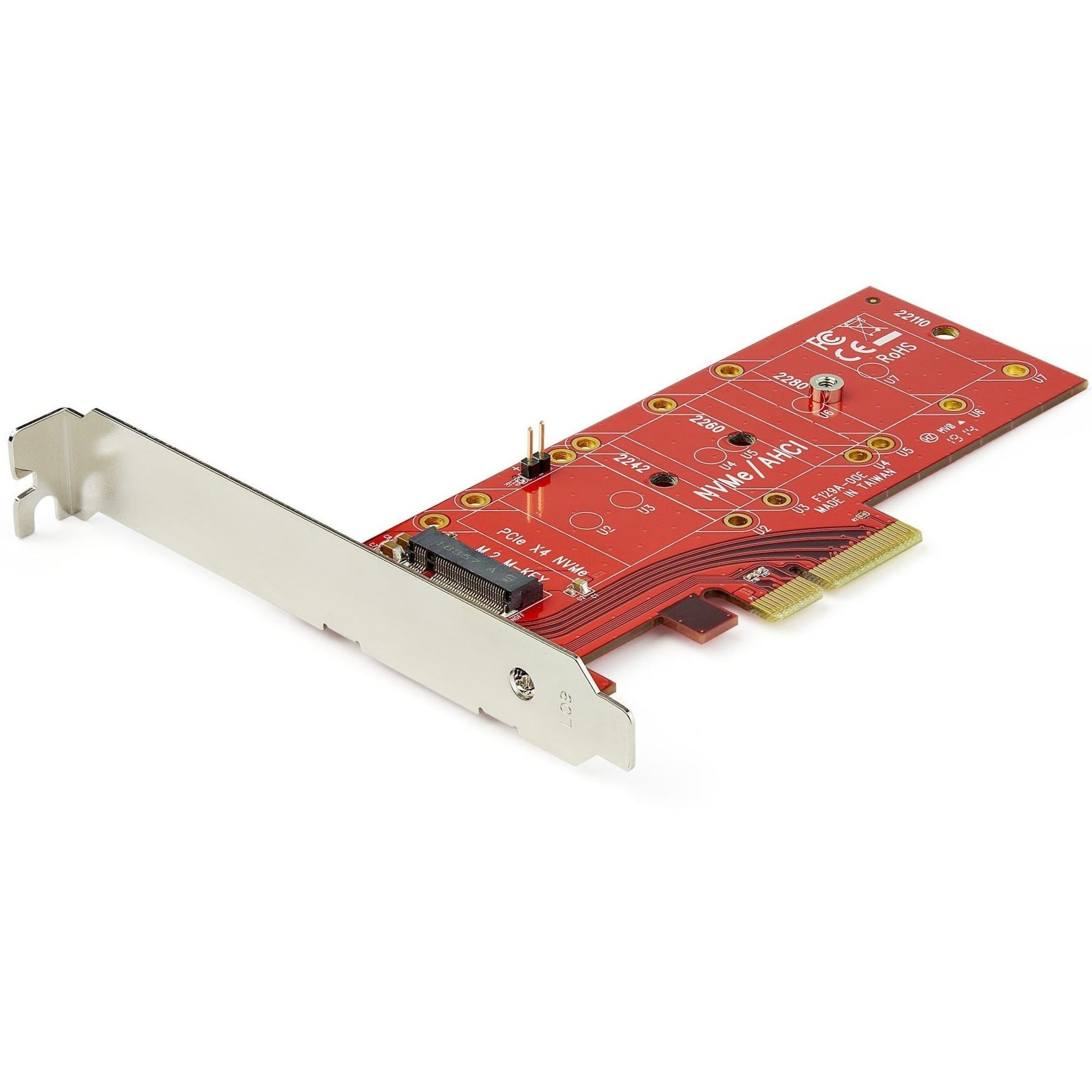StarTech.com M.2 Adapter - x4 PCIe 3.0 NVMe - Low Profile and Full Profile - SSD PCIE M.2 Adapter - M2 SSD - PCI Express SSD - Soundz Store AUSTRALIA