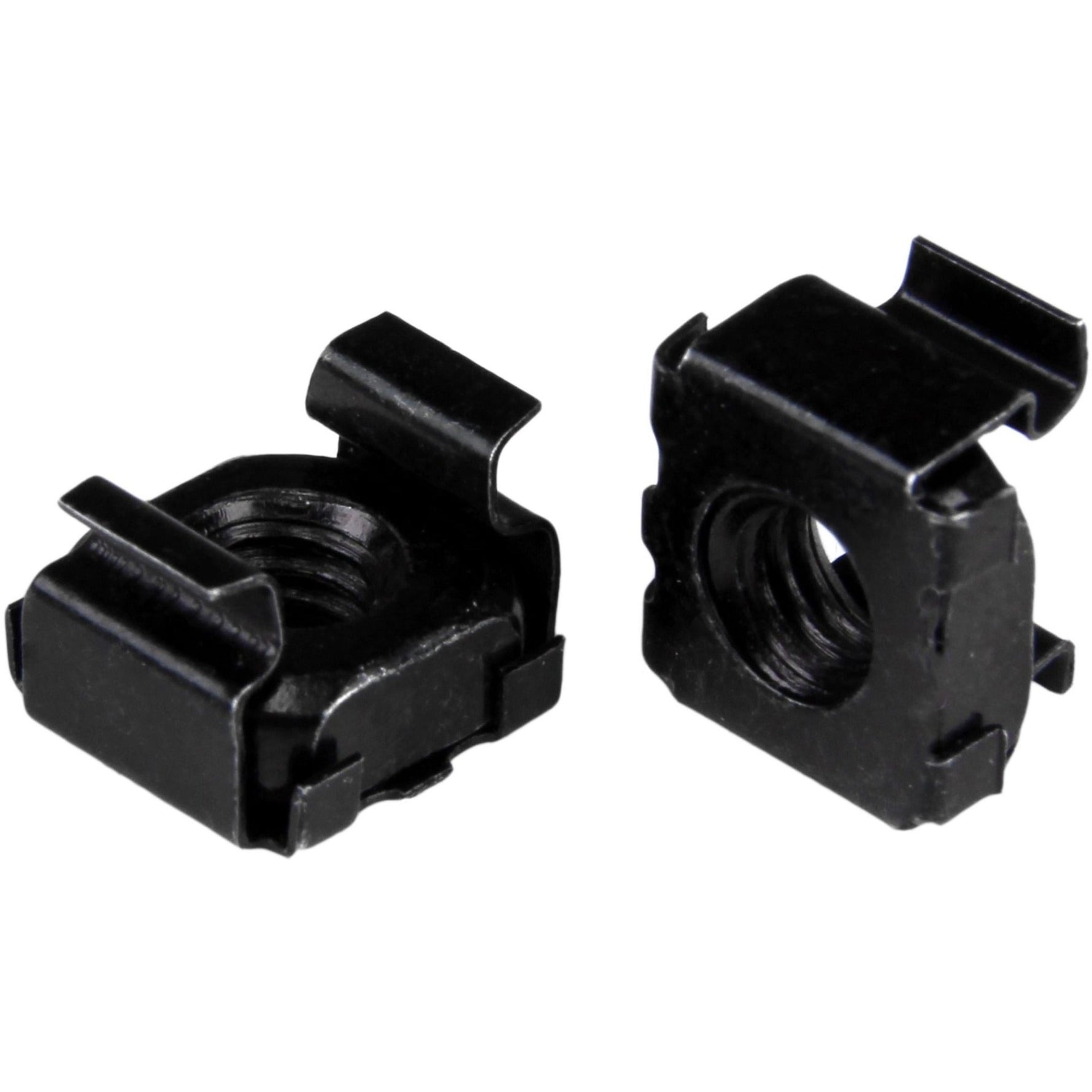 StarTech.com M6 Cage Nuts - 100 Pack, Black - M6 Mounting Cage Nuts for Server Rack & Cabinet - Soundz Store AUSTRALIA