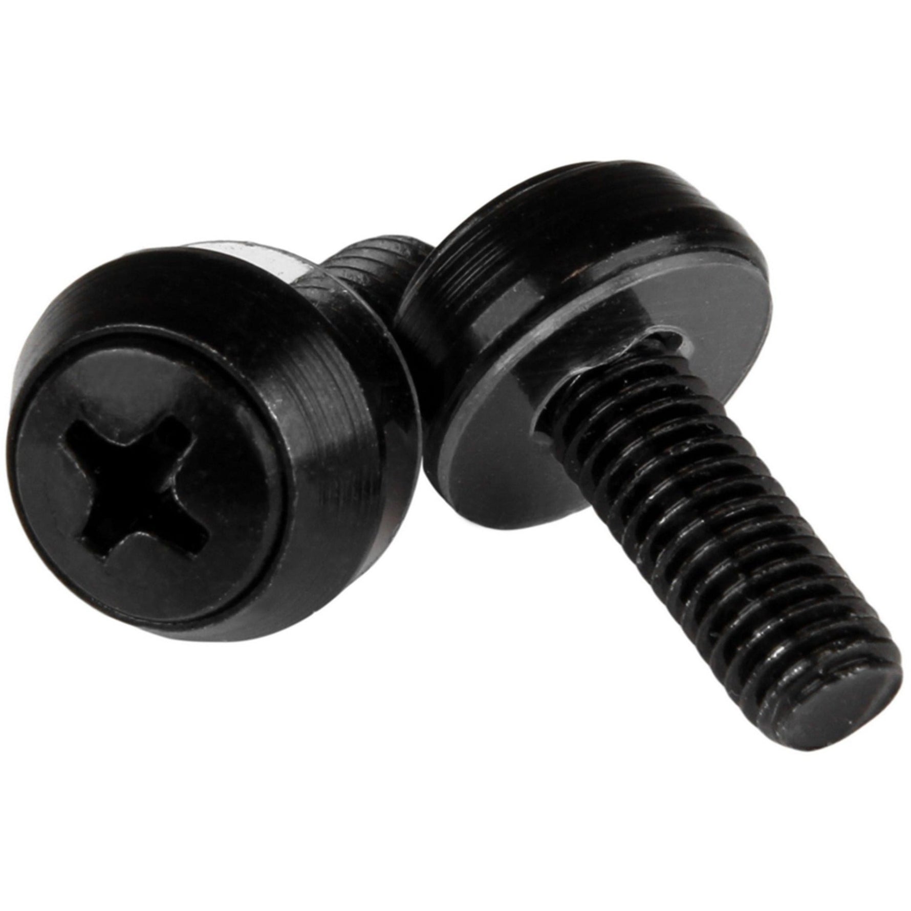 StarTech.com M6 x 12mm - Screws - 50 Pack, Black - M6 Mounting Screws for Server Rack & Cabinet - Soundz Store AUSTRALIA