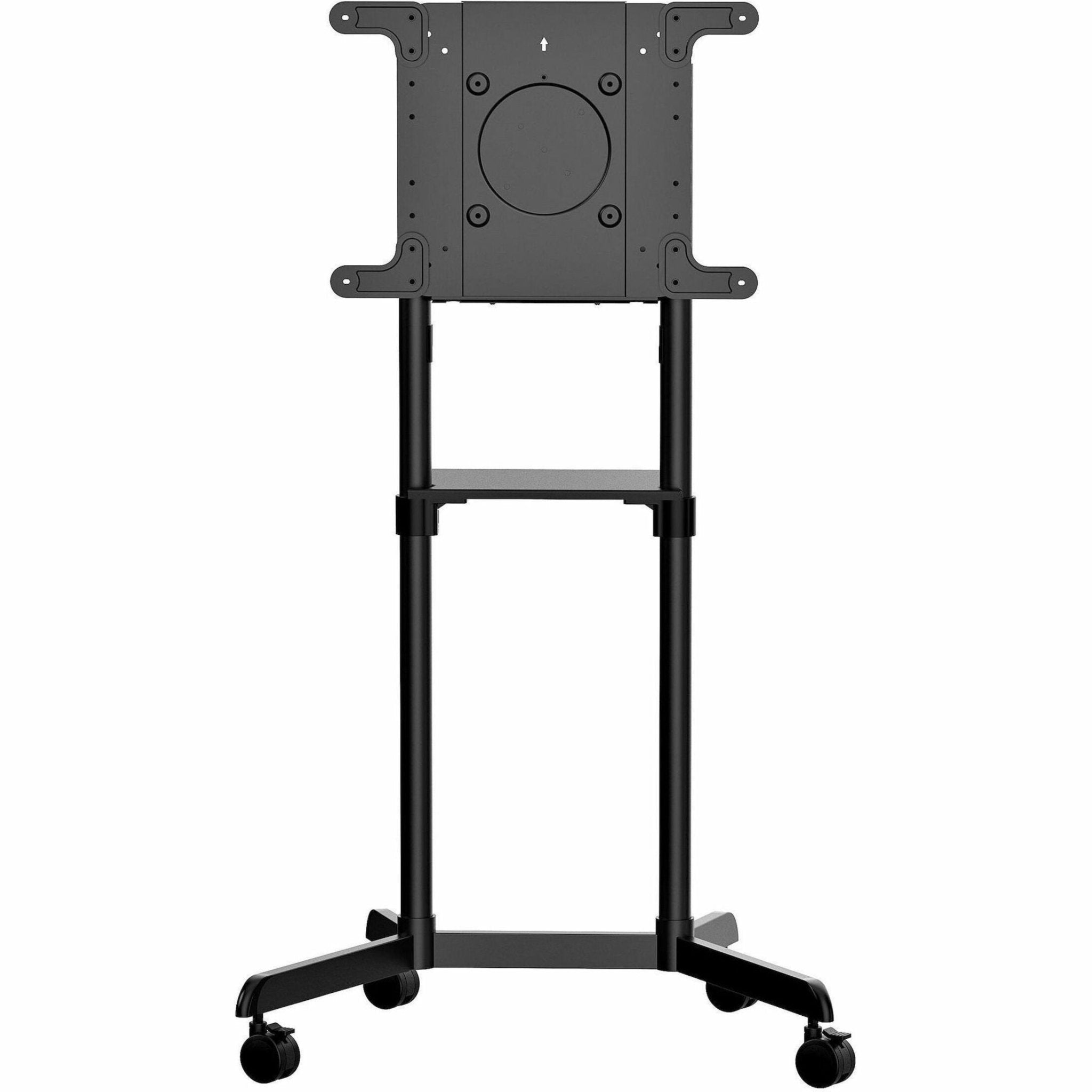 StarTech.com Mobile TV Cart, Portable Rolling TV Stand, 37-70 inch VESA Display Mount (154lb/70kg), Shelf & Storage, Rotate/Tilt Display - Soundz Store AUSTRALIA