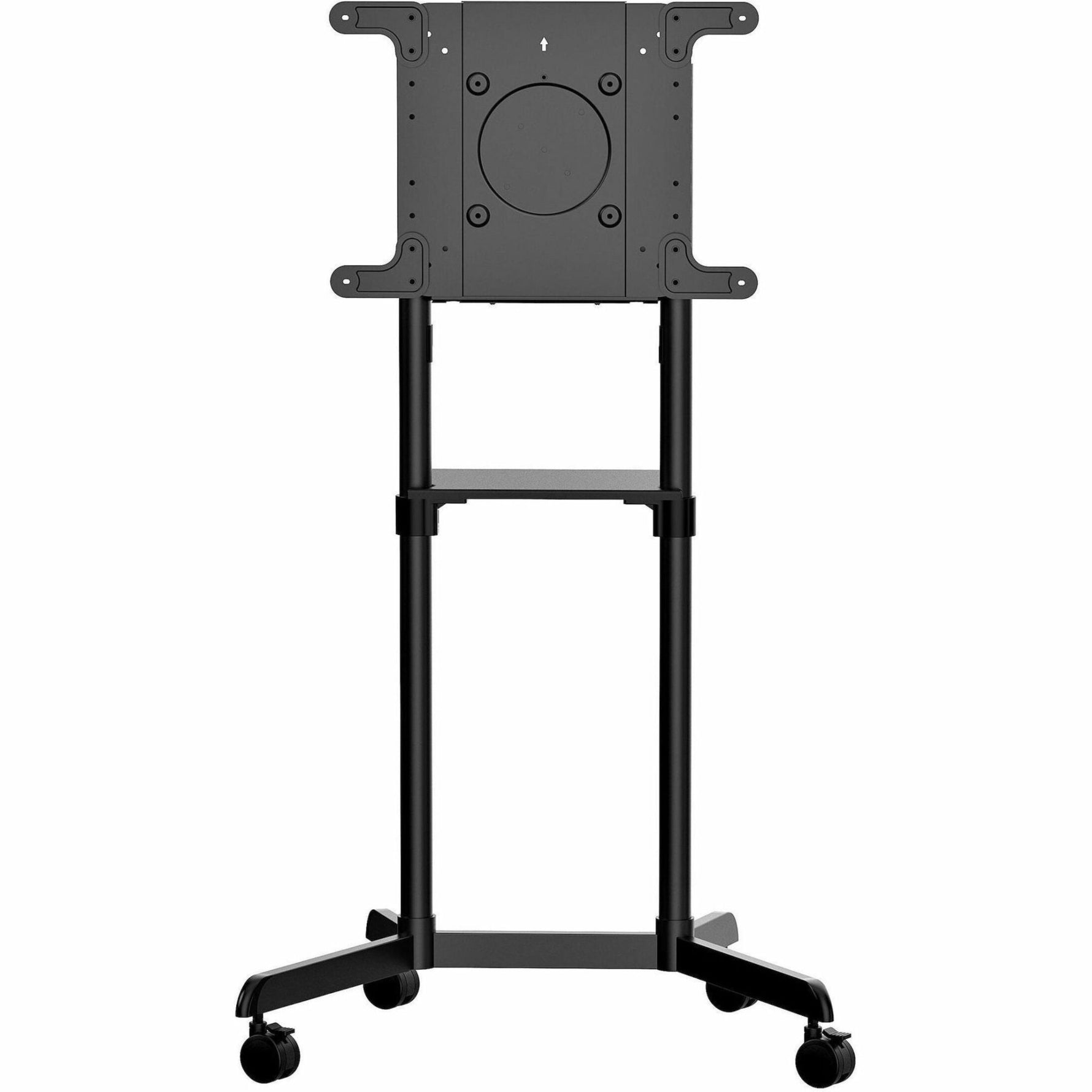 StarTech.com Mobile TV Cart, Portable Rolling TV Stand, 37-70 inch VESA Display Mount (154lb/70kg), Shelf & Storage, Rotate/Tilt Display - Soundz Store AUSTRALIA