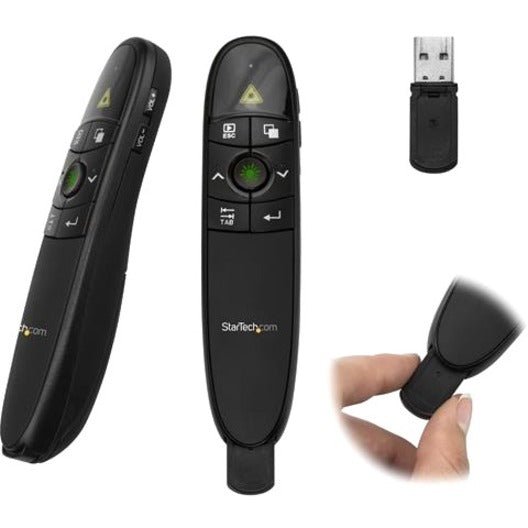 StarTech.com Presentation Pointer - Radio Frequency - USB 2.0 Type A - Laser - Black - 1 Each - Soundz Store AUSTRALIA