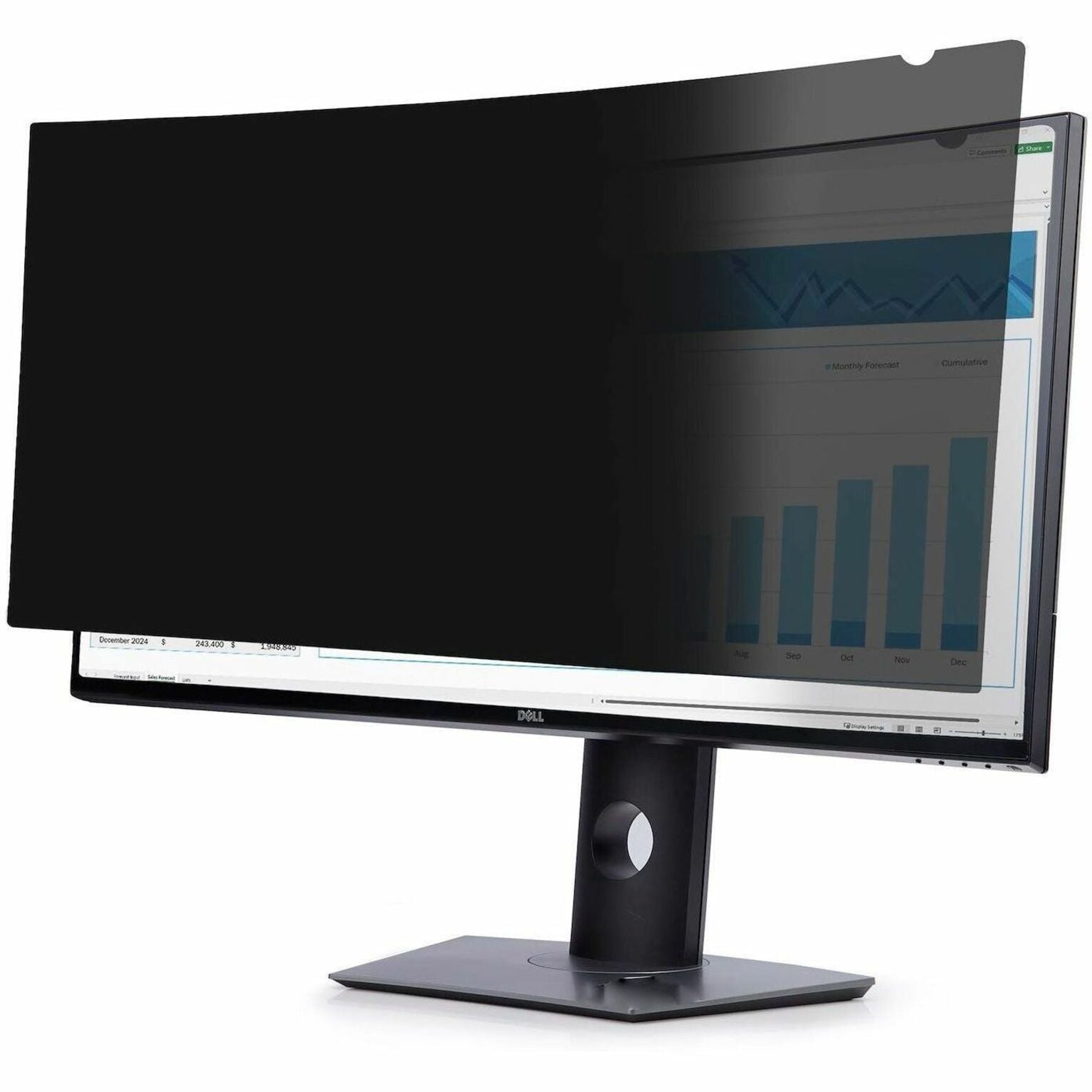 StarTech.com Privacy Screen For Dell P3424WE Curved Ultrawide 21:9 Monitor, Double-Sided, Computer Desktop Monitor Screen Protector, TAA - Soundz Store AUSTRALIA