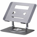 StarTech.com Rotating Laptop Stand, 360 Swivel, Ergonomic Desk Riser for Computer, Adjustable Height/Tilt, Max 11lb, Aluminum, Portable - Soundz Store AUSTRALIA