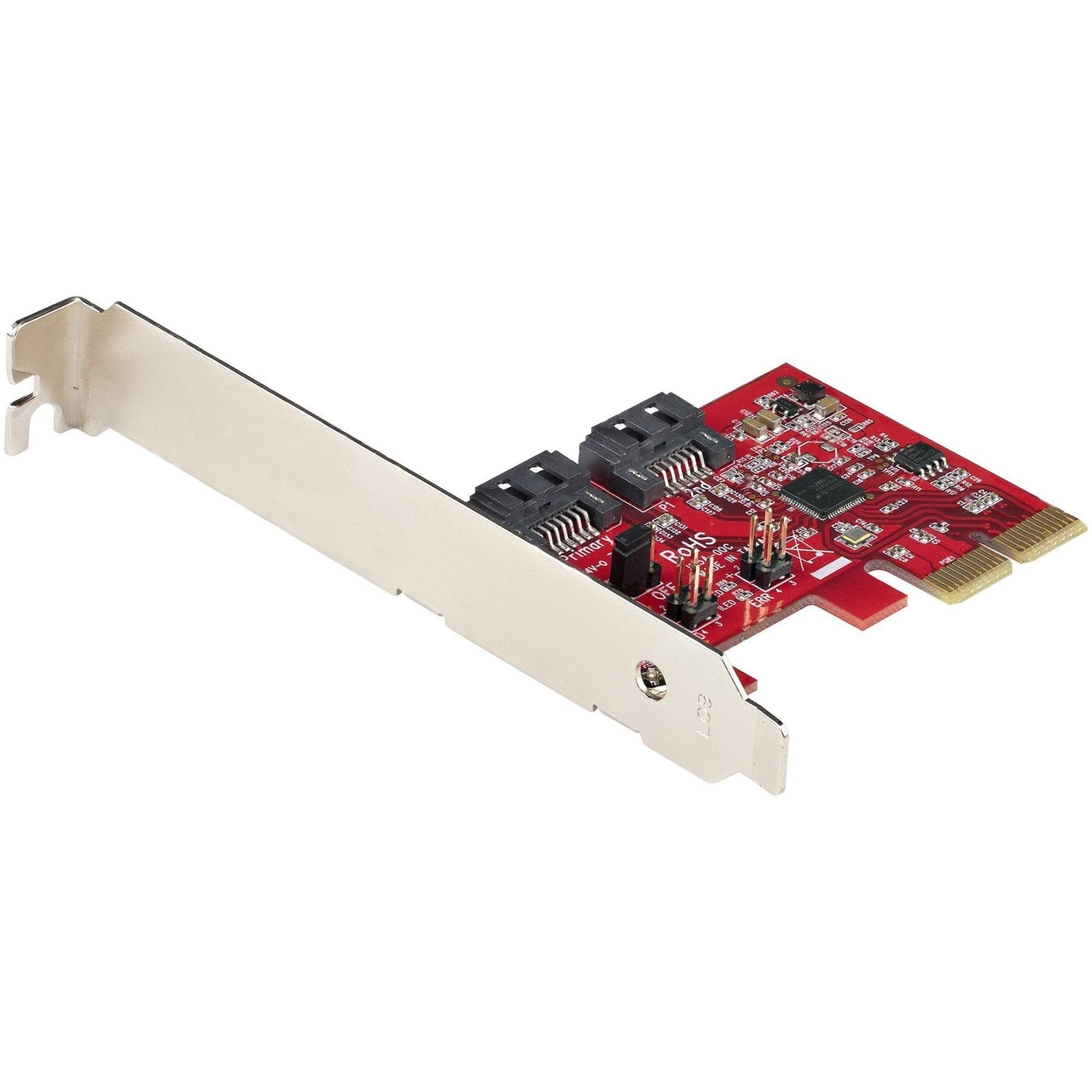 StarTech.com SATA Controller - Serial ATA/600 - PCI Express x2 - Plug-in Card - Soundz Store AUSTRALIA