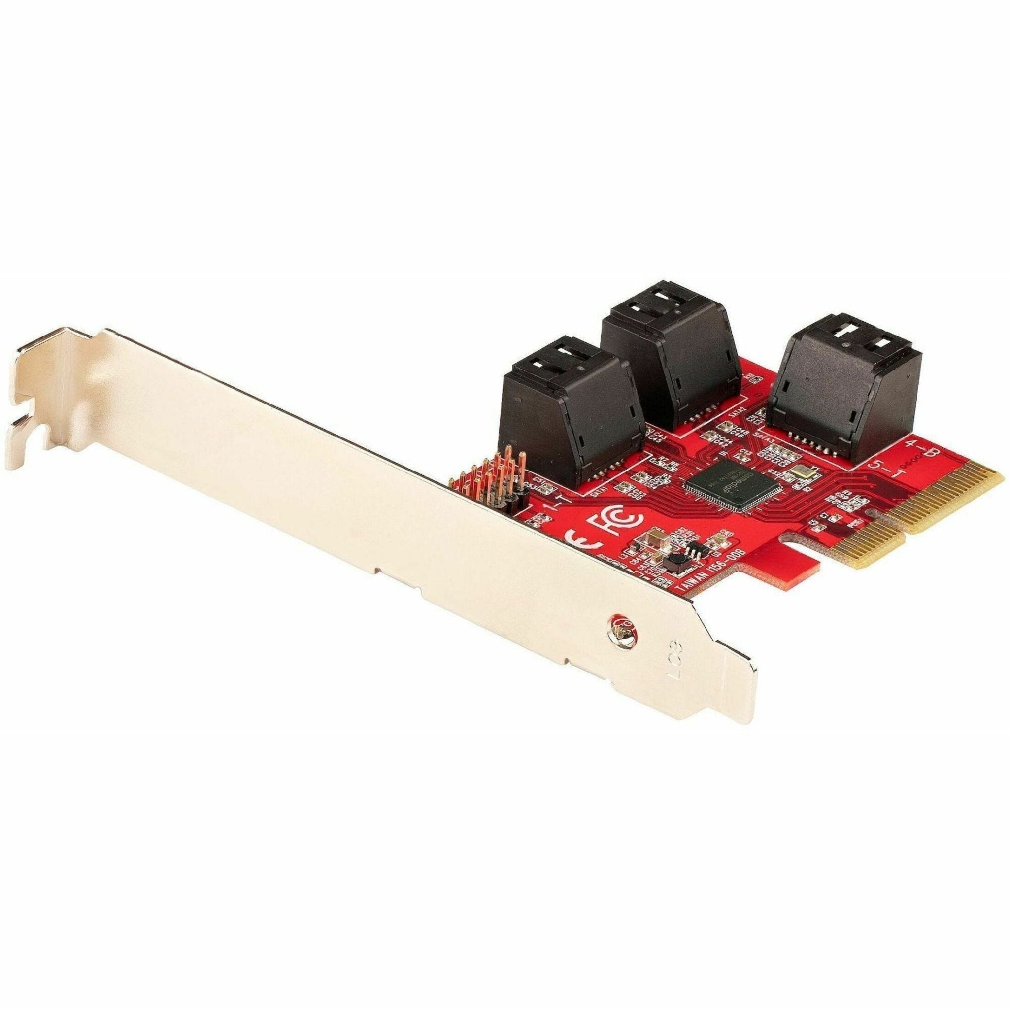 StarTech.com SATA PCIe Card, 6 Port PCIe SATA Expansion Card, 6Gbps SATA Adapter, Stacked SATA Connectors, PCI Express to SATA Converter - Soundz Store AUSTRALIA