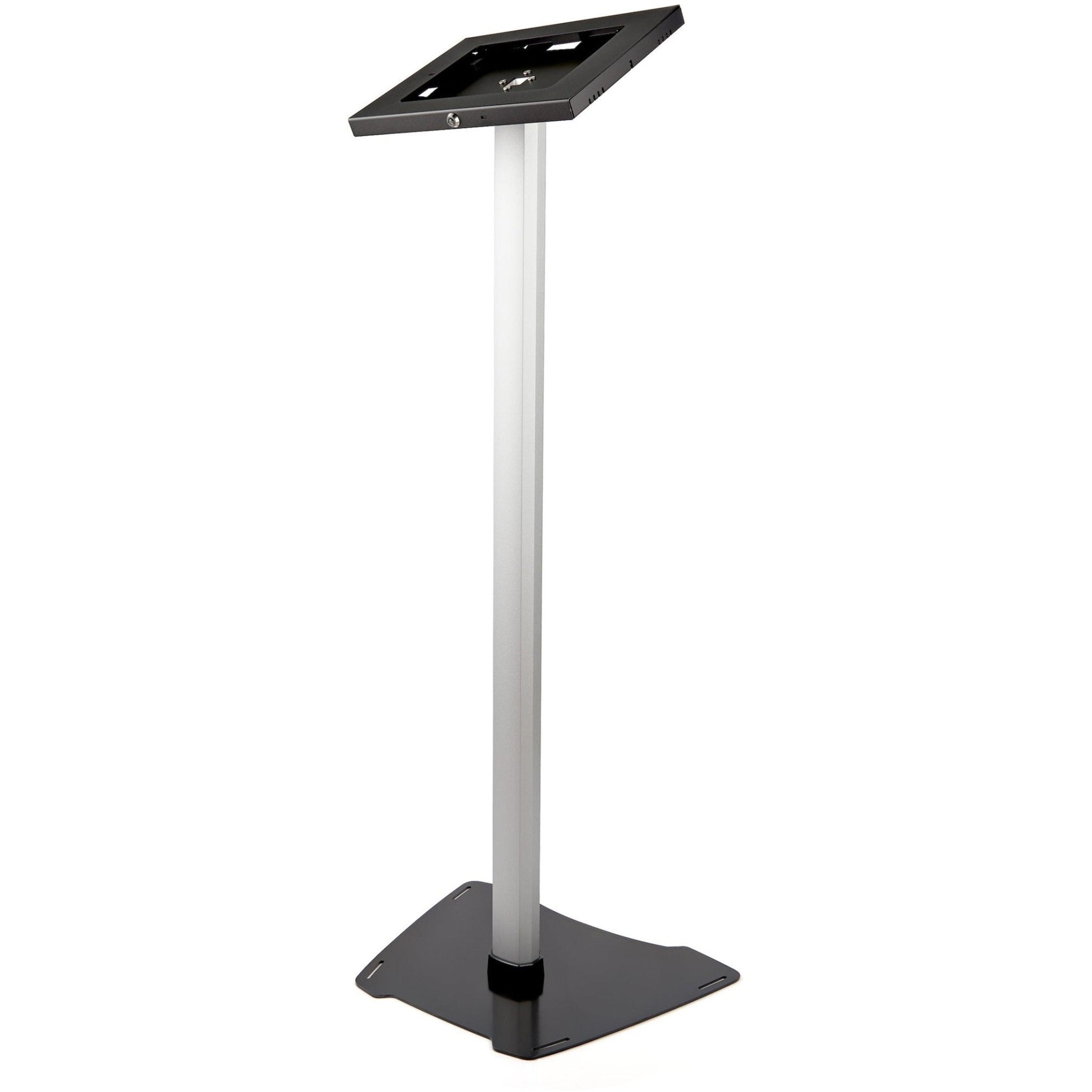 StarTech.com Secure Tablet Floor Stand - Security lock protects your tablet from theft and tampering - Supports iPad and other 9.7' tablets - Fixed Height of approx. 42' (1060 mm) - Built-in cable management - Covered Home button - Soundz Store AUSTRALIA
