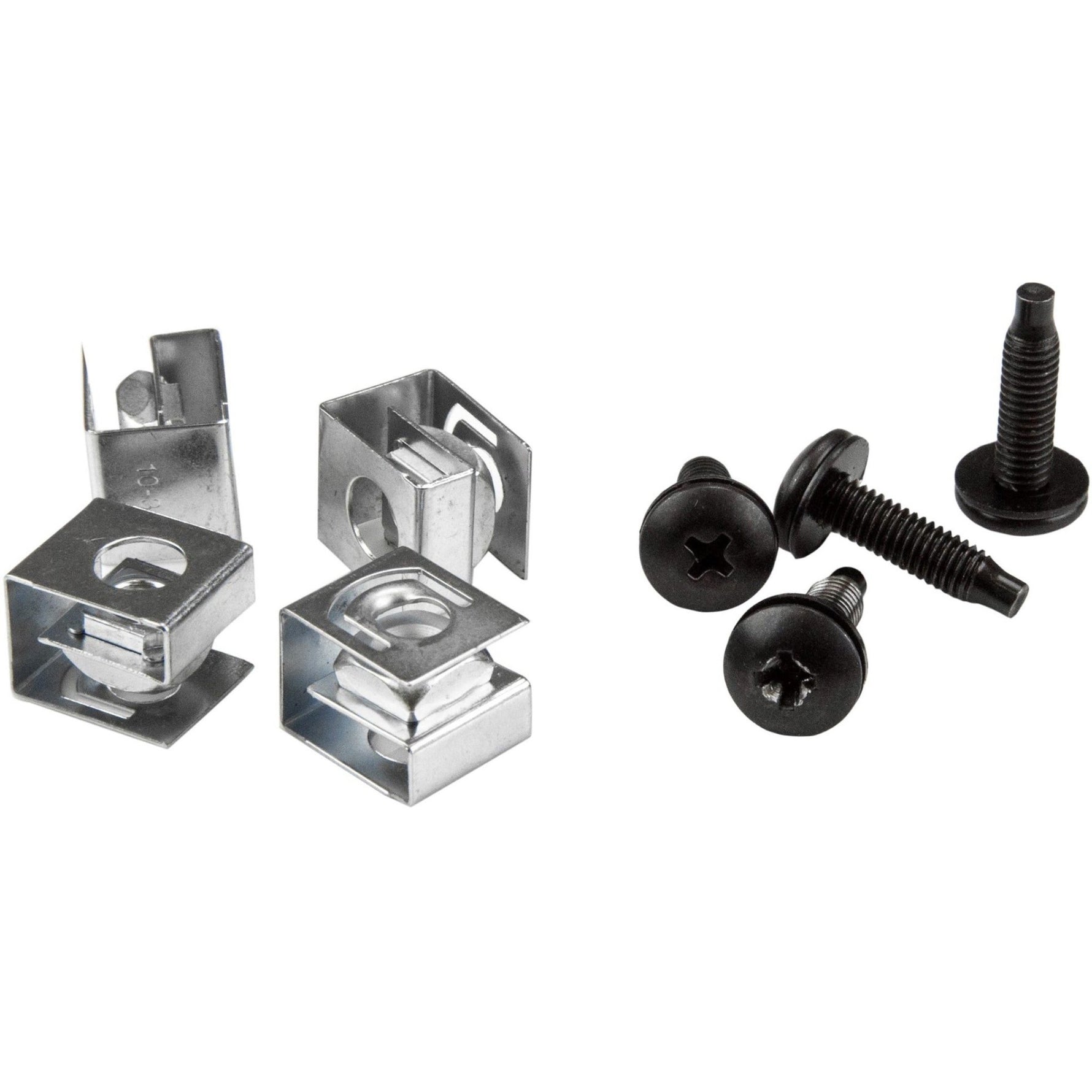 StarTech.com Server Rack Screws and Clip Nuts - 10-32 - Rack Mount Screws and Slide-On Cage Nuts - Clip Nuts and Screws - 50 Pack - Soundz Store AUSTRALIA