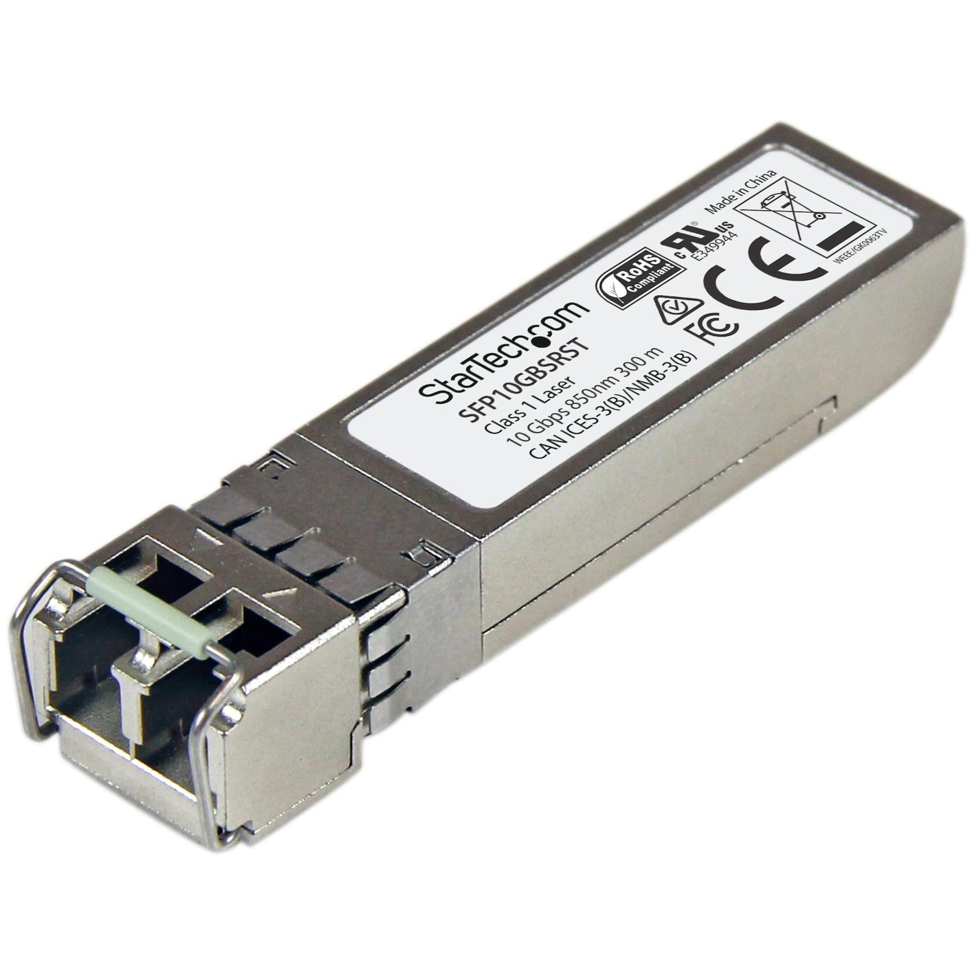 StarTech.com SFP+ - 1 x LC Duplex 10GBase-SR Network - 1 Each - Soundz Store AUSTRALIA