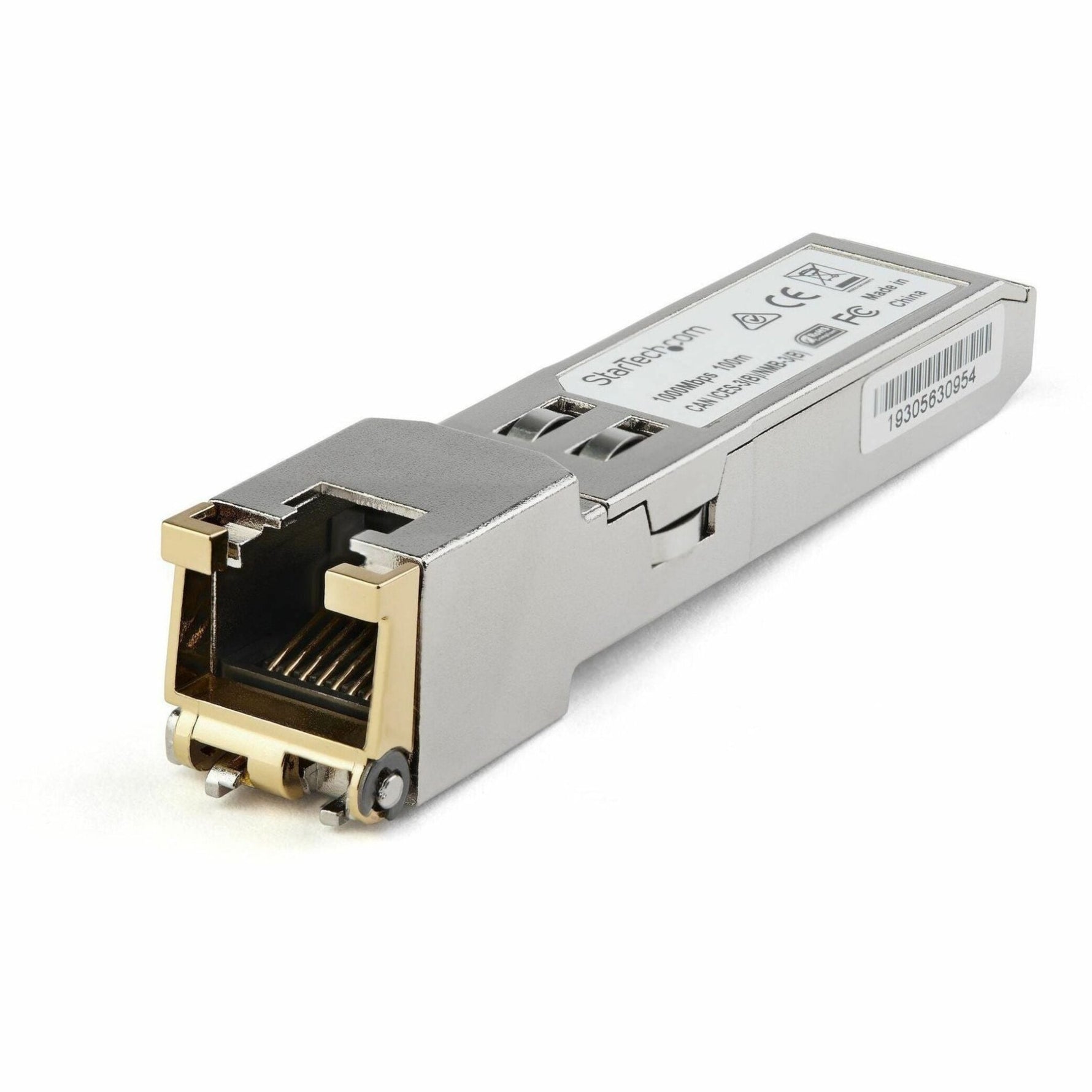 StarTech.com SFP (mini-GBIC) - 1 x RJ-45 1000Base-T LAN - 1 Each - Soundz Store AUSTRALIA