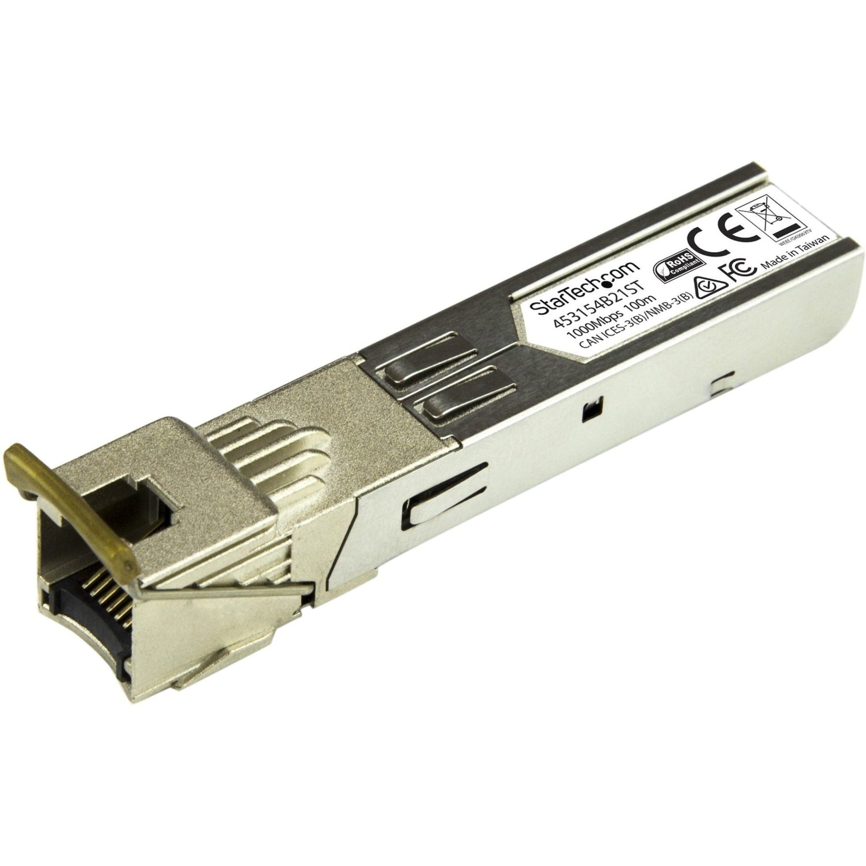 StarTech.com SFP (mini-GBIC) - 1 x RJ-45 1000Base-TX LAN - 1 Each - TAA Compliant - Soundz Store AUSTRALIA