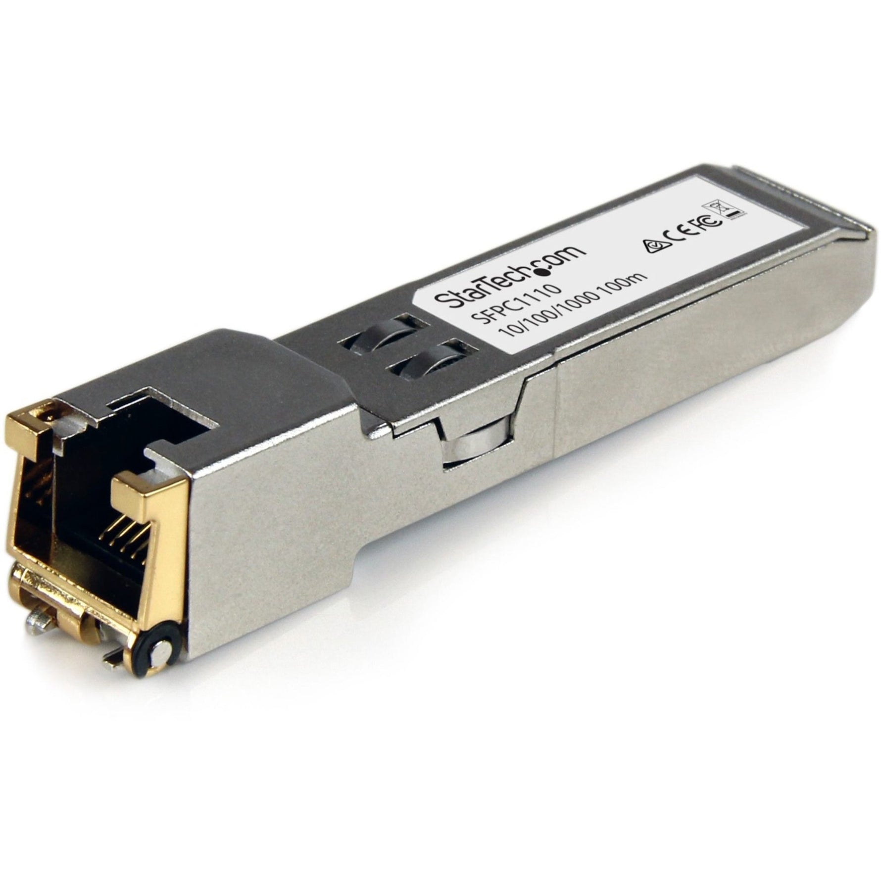 StarTech.com SFP (mini-GBIC) - 1 x RJ-45 10/100/1000Base-T Network LAN - 1 Each - Soundz Store AUSTRALIA