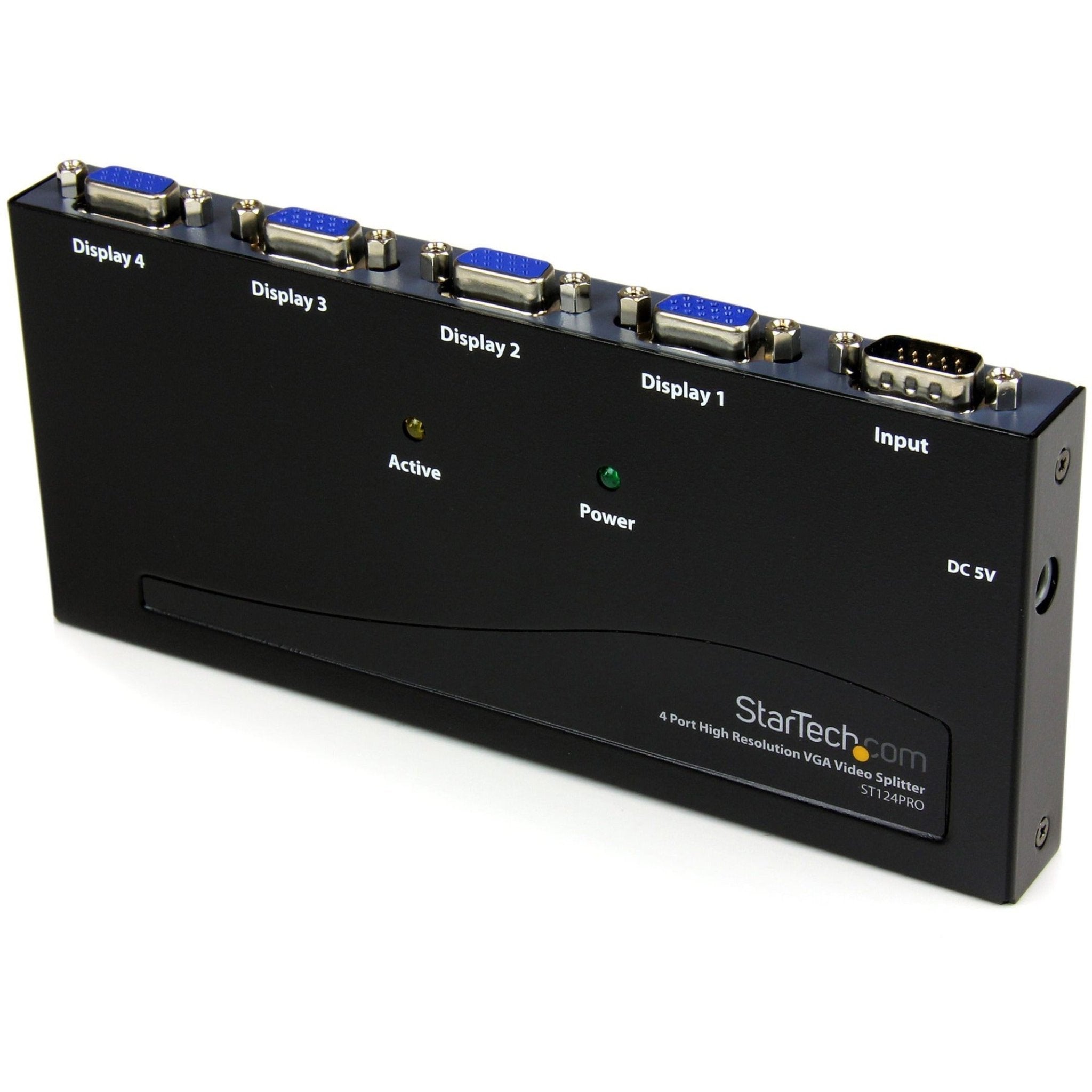 StarTech.com Signal Splitter - Steel - Black - TAA Compliant - Soundz Store AUSTRALIA