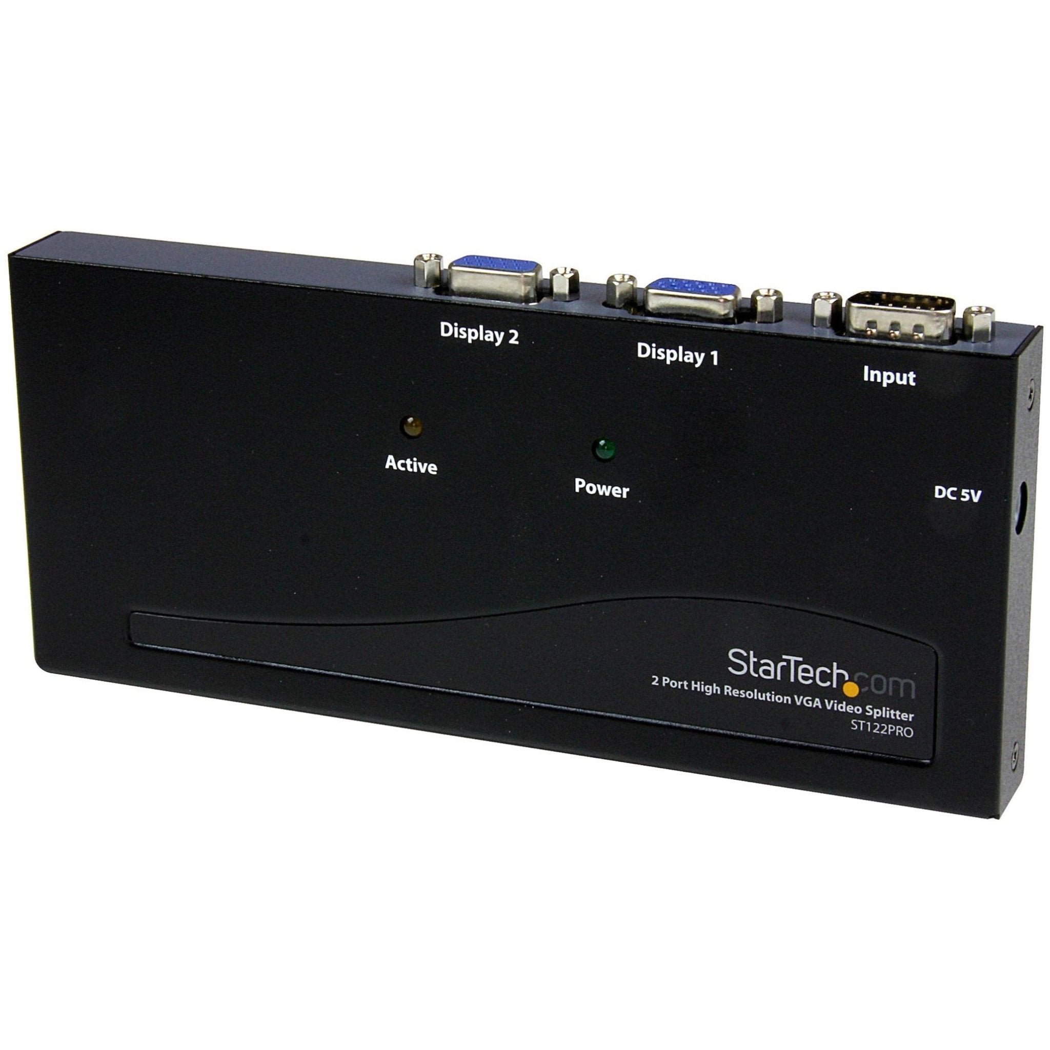 StarTech.com Signal Splitter - Steel - Black - TAA Compliant - Soundz Store AUSTRALIA