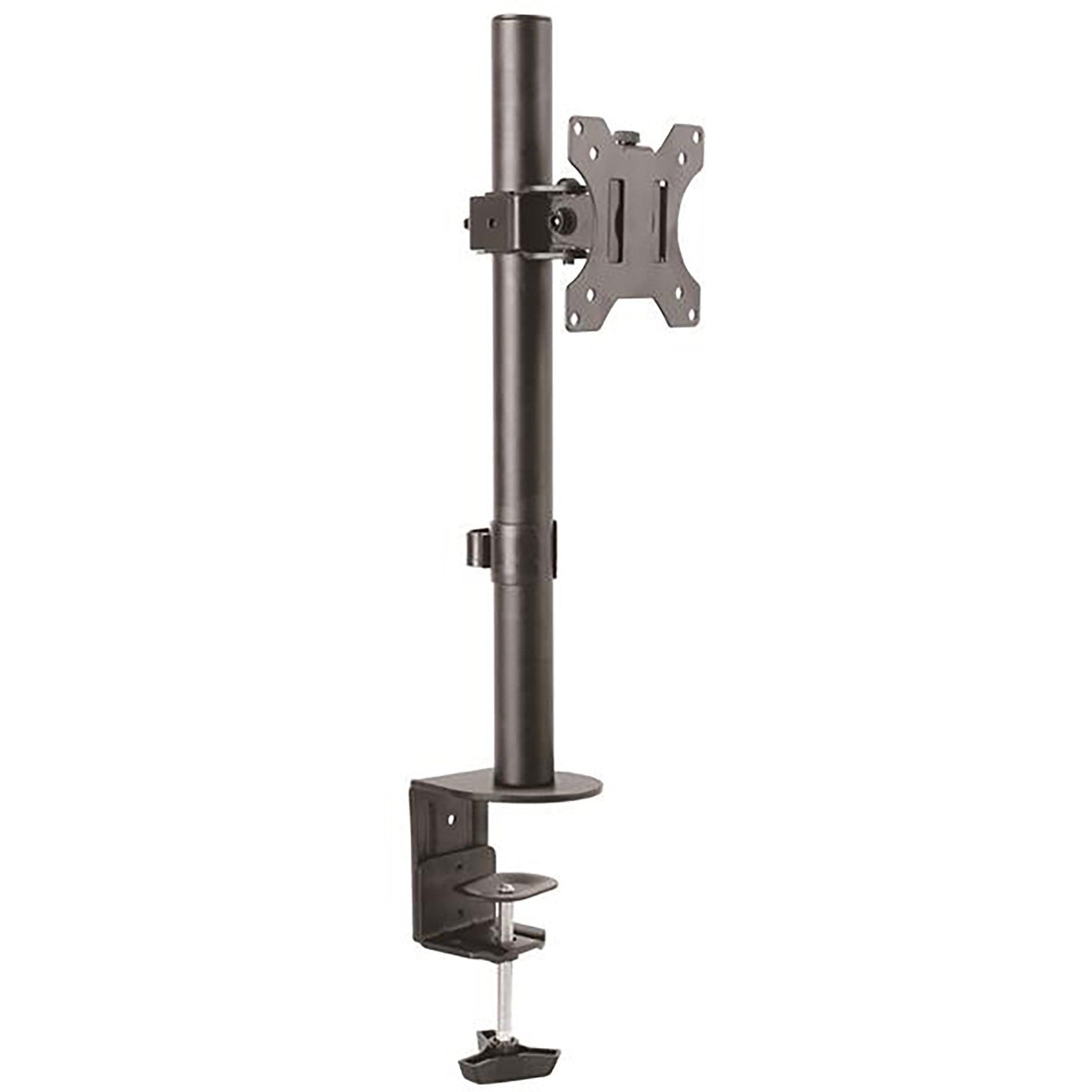 StarTech.com Single Monitor Desk Mount, Adjustable Monitor VESA Mount 34' (17.6lb/8kg) Display, Ergonomic Pole Mount Arm, C-Clamp/Grommet - Soundz Store AUSTRALIA