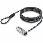 StarTech.com Slim Lock K-Slot Compatible, 6.6ft (2m) Combination Locking Cable, Desk Anti-Theft Security For Laptop/Notebook Computer - Soundz Store AUSTRALIA