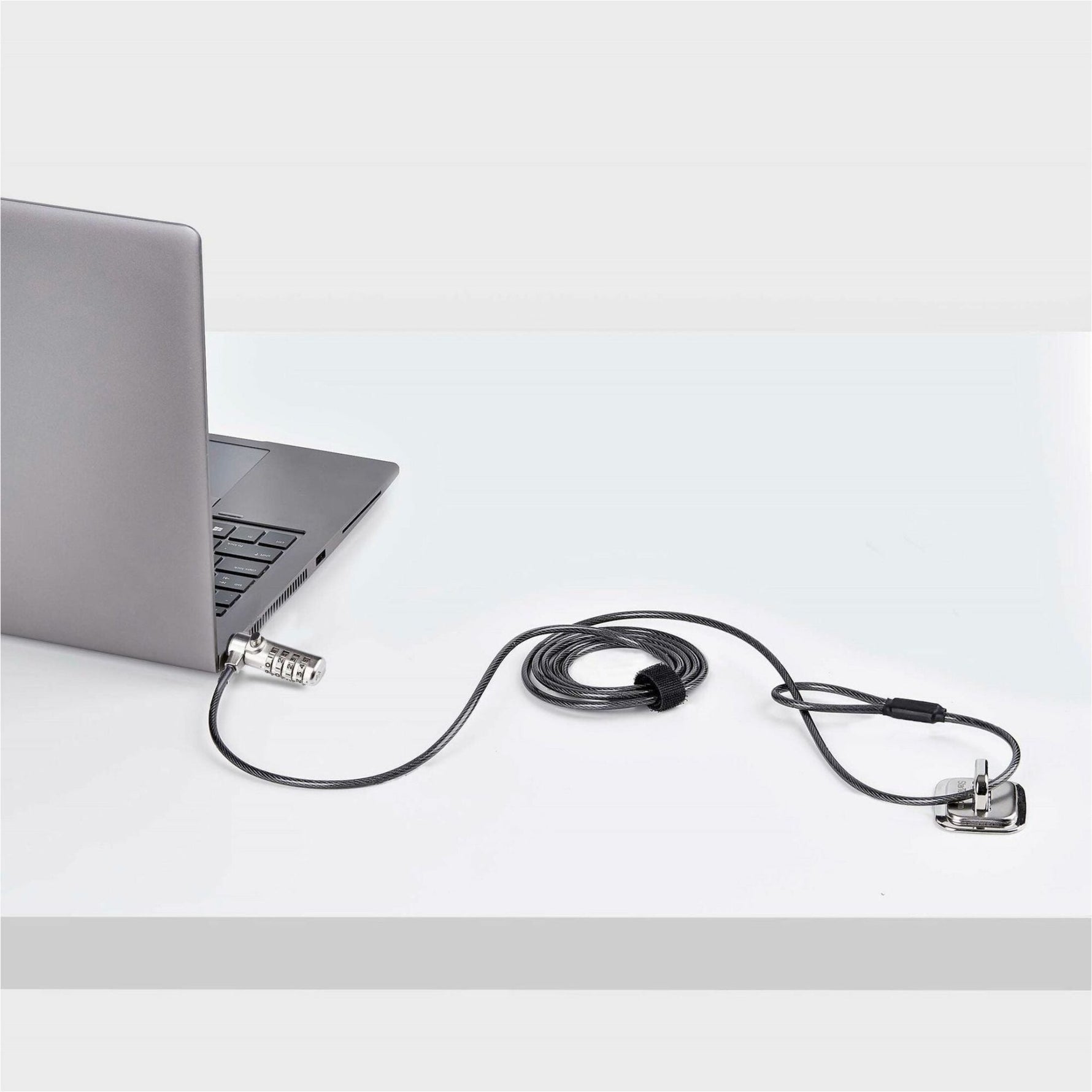 StarTech.com Slim Lock K-Slot Compatible, 6.6ft (2m) Combination Locking Cable, Desk Anti-Theft Security For Laptop/Notebook Computer - Soundz Store AUSTRALIA