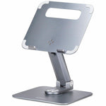 StarTech.com Telescopic Laptop Stand, 360 Swivel Base, Rotating Computer Riser for Desk, Adjustable Height/Tilt, Max 11lb/5kg, Aluminum - Soundz Store AUSTRALIA