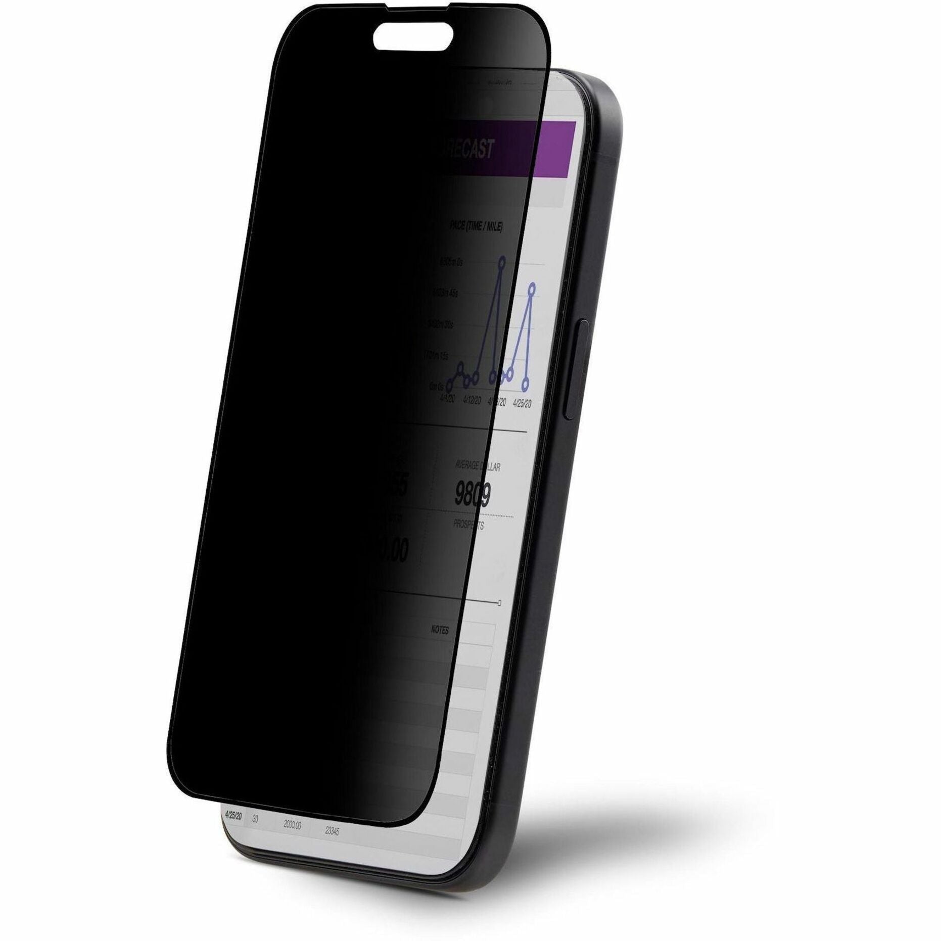 StarTech.com Tempered Glass Privacy Screen Filter for Apple iPhone 15 Pro - Black - 1 - Soundz Store AUSTRALIA