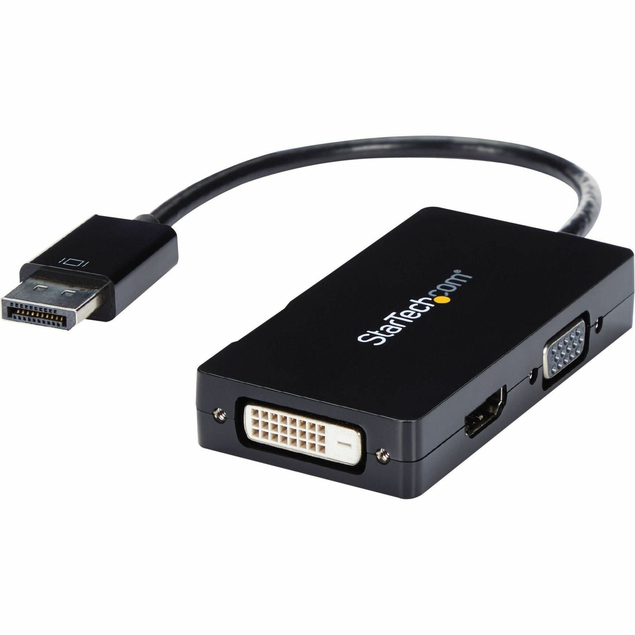 StarTech.com Travel A/V adapter: 3-in-1 DisplayPort to VGA DVI or HDMI converter - Soundz Store AUSTRALIA