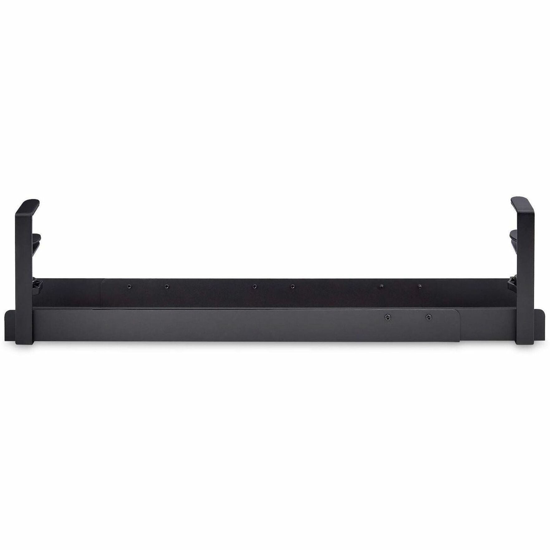 StarTech.com Under Desk Cable Management Tray, Length Adjustable, Clamp-On Installation, No Drilling Required, Black - Soundz Store AUSTRALIA