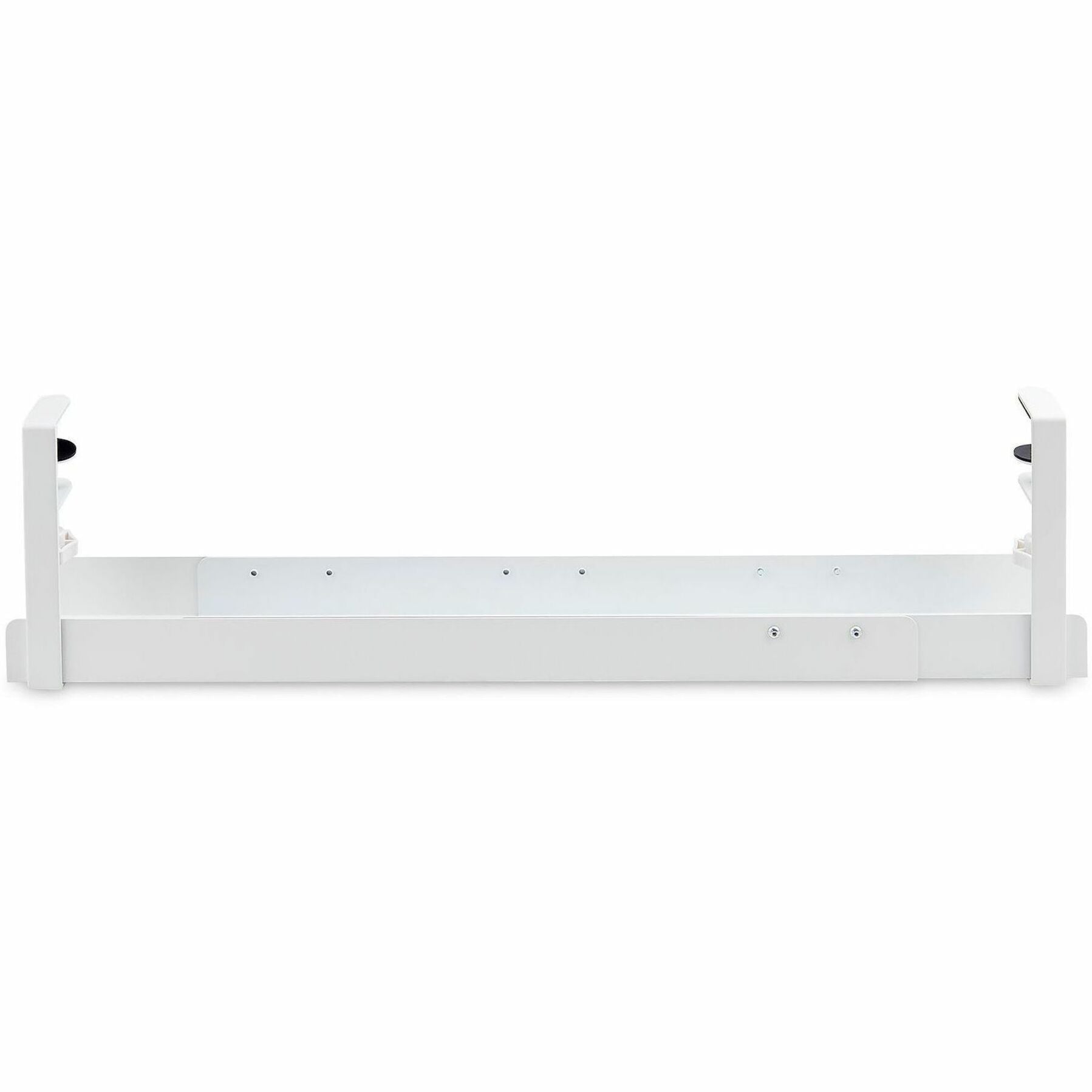 StarTech.com Under Desk Cable Management Tray, Length Adjustable, Clamp-On Installation, No Drilling Required, White - Soundz Store AUSTRALIA