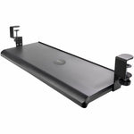 StarTech.com Under Desk Keyboard Tray, Clamp on Keyboard Holder, Up to 12kg/26.5lb, Height Adjustable, Ergonomic Sliding Keyboard Drawer - Soundz Store AUSTRALIA