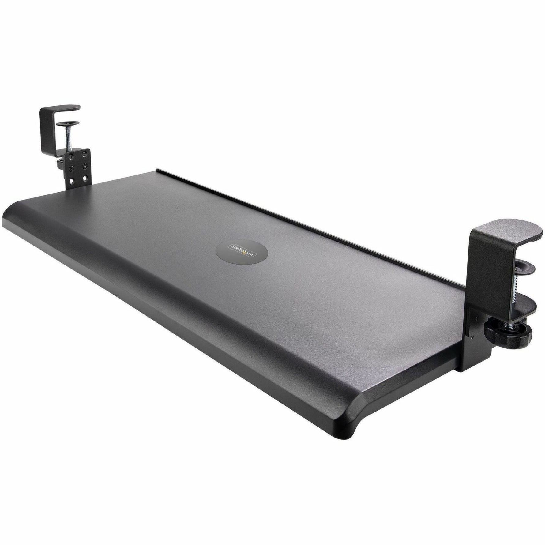 StarTech.com Under Desk Keyboard Tray, Clamp on Keyboard Holder, Up to 12kg/26.5lb, Height Adjustable, Ergonomic Sliding Keyboard Drawer - Soundz Store AUSTRALIA