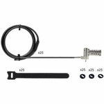 StarTech.com Universal Laptop Cable Lock 6.6ft, Serialized Combo Security Cable For Notebook, Compatible w/Noble Wedge&reg;/Nano/K-Slot - Soundz Store AUSTRALIA