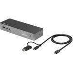 StarTech.com Universal Laptop Docking Station, Hybrid USB-C & USB-A Dock, Dual 4K DP & HDMI, 60W PD, Mac / Windows / Chrome OS, GbE - Soundz Store AUSTRALIA