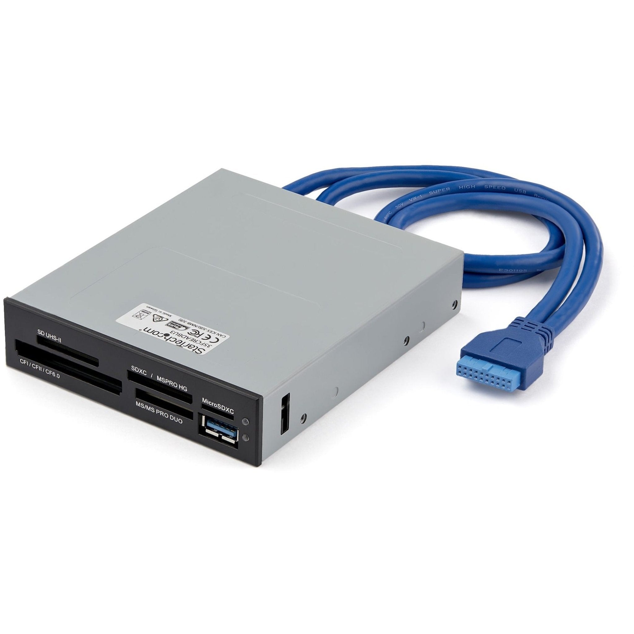 StarTech.com USB 3.0 Internal Multi-Card Reader with UHS-II Support - SD/Micro SD/MS/CF Memory Card Reader - Soundz Store AUSTRALIA