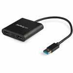 StarTech.com USB 3.0 to Dual HDMI Adapter, 1x 4K & 1x 1080p, External Graphics Card, USB Type-A Dual Monitor Display Adapter, Windows Only - Soundz Store AUSTRALIA