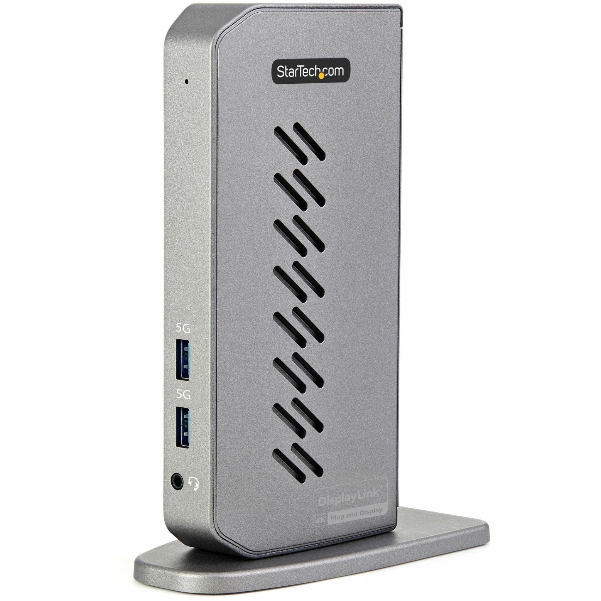 StarTech.com USB 3.1 (Gen 1) Type B Docking Station for Notebook - 40 W - Black, Silver - Soundz Store AUSTRALIA