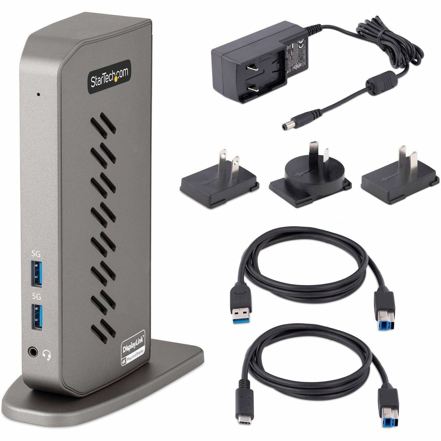 StarTech.com USB 3.1 (Gen 1) Type B Docking Station for Notebook - 40 W - Black, Silver - Soundz Store AUSTRALIA