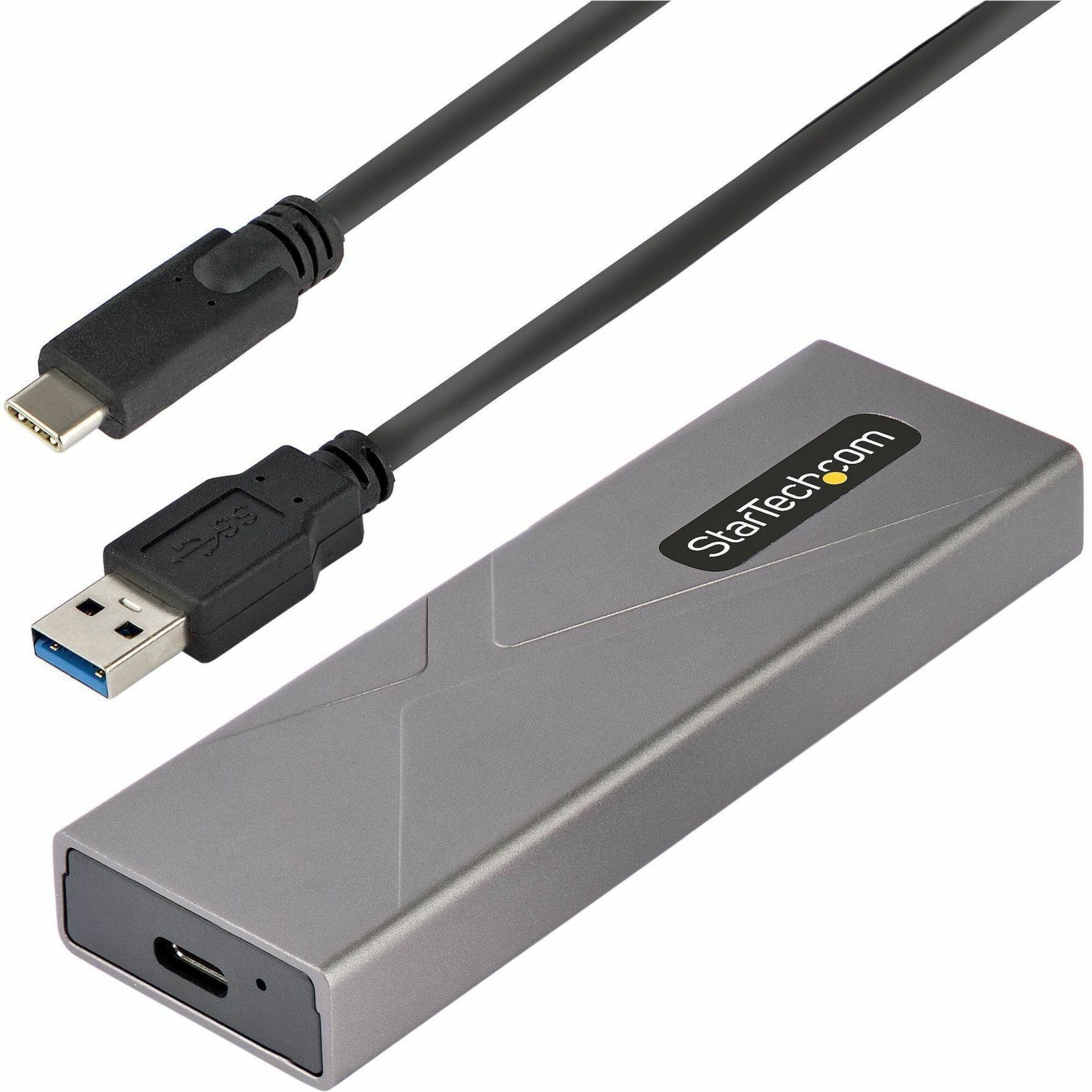 StarTech.com USB-C 10Gbps to M.2 NVMe or M.2 SATA SSD Enclosure, Tool-free M.2 PCIe/SATA SSD Aluminum Enclosure, USB-C & USB-A Host Cables - Soundz Store AUSTRALIA