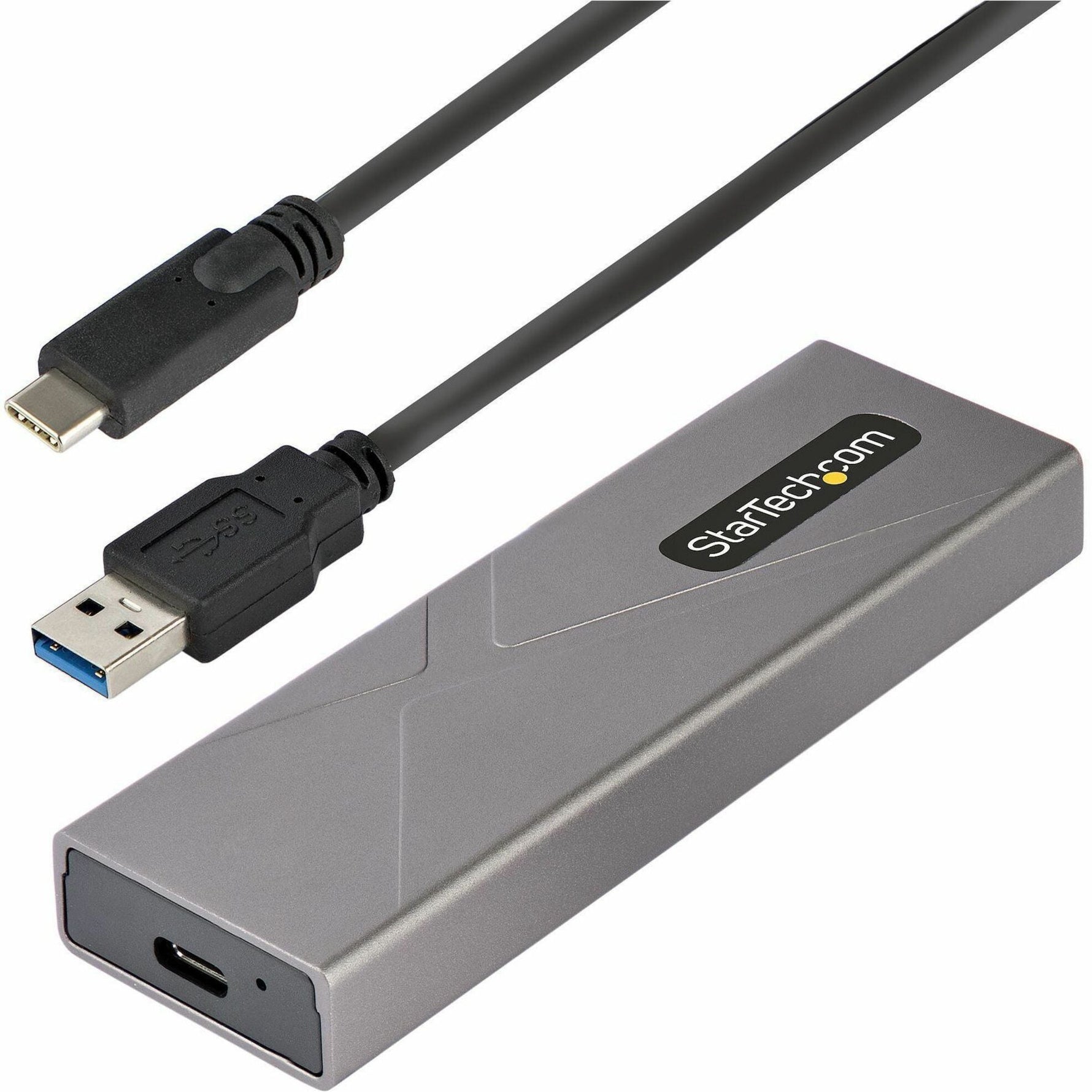 StarTech.com USB-C 10Gbps to M.2 NVMe or M.2 SATA SSD Enclosure, Tool-free M.2 PCIe/SATA SSD Aluminum Enclosure, USB-C & USB-A Host Cables - Soundz Store AUSTRALIA