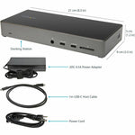 StarTech.com USB C Dock, Triple 4K Monitor USB-C Docking Station with DP 1.4 & DSC, 2x DisplayPort & 1x HDMI, 100W PD, 6x USB (2x 10Gbps) - Soundz Store AUSTRALIA