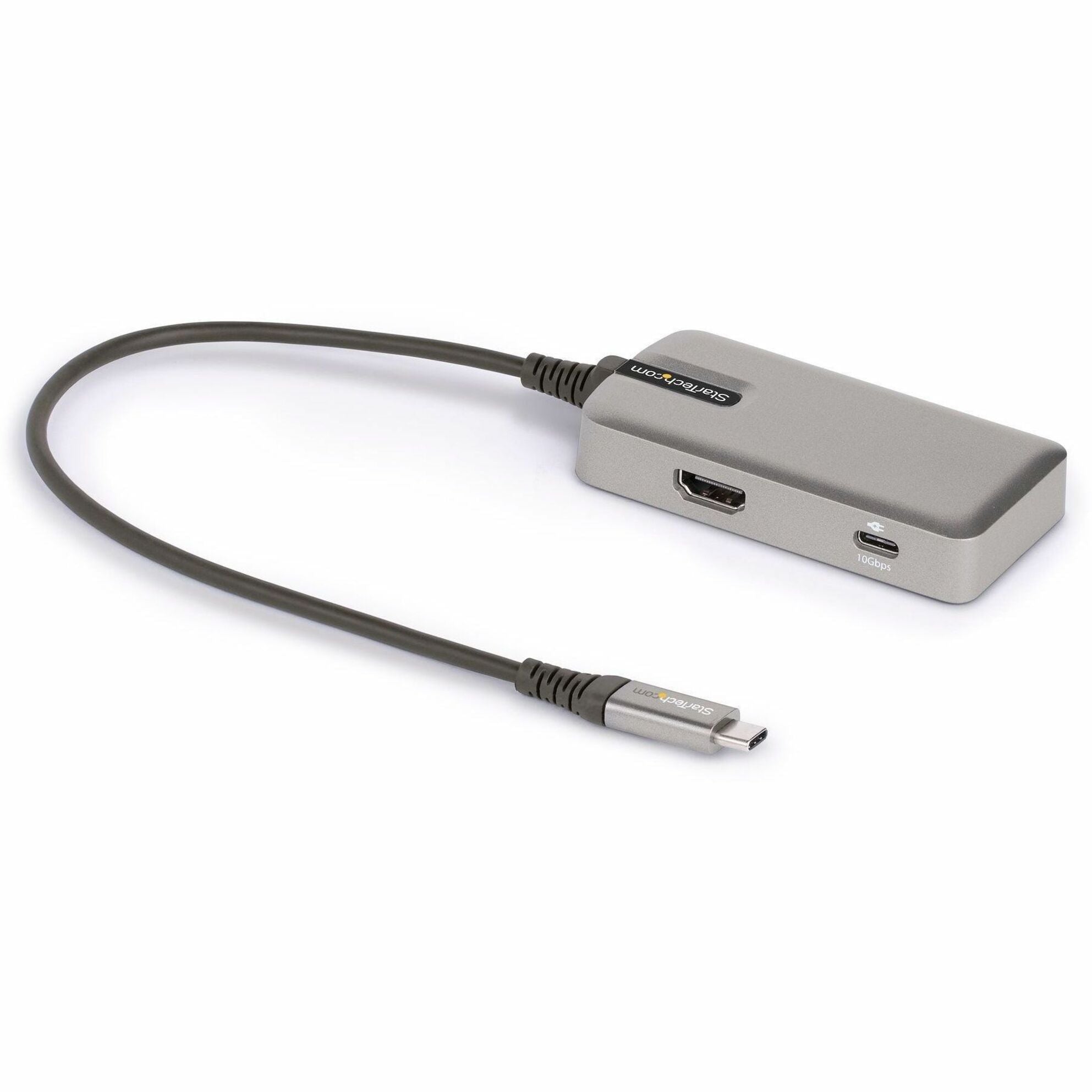 StarTech.com USB C Multiport Adapter, 4K 60Hz HDMI 2.0, 100W PD Pass-through, USB Hub, USB Type-C Mini Docking Station, 10' (25cm) Cable - Soundz Store AUSTRALIA