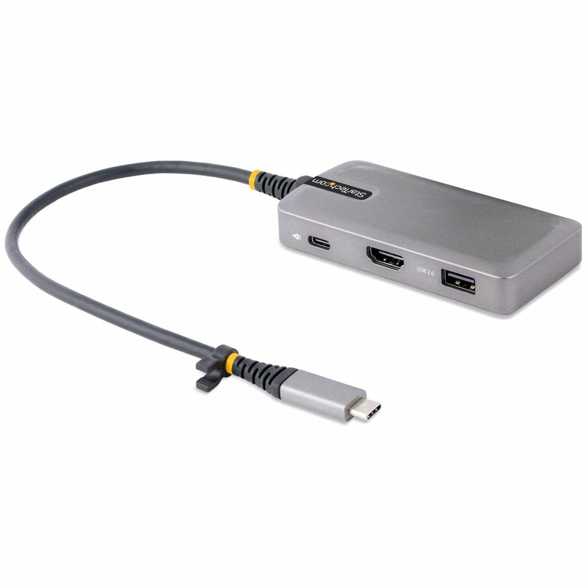 StarTech.com USB-C Multiport Adapter, 4K 60Hz HDMI, 3-Port USB Hub, 100W Power Delivery Pass-Through, Mini Dock, Windows/macOS/ChromeOS - Soundz Store AUSTRALIA